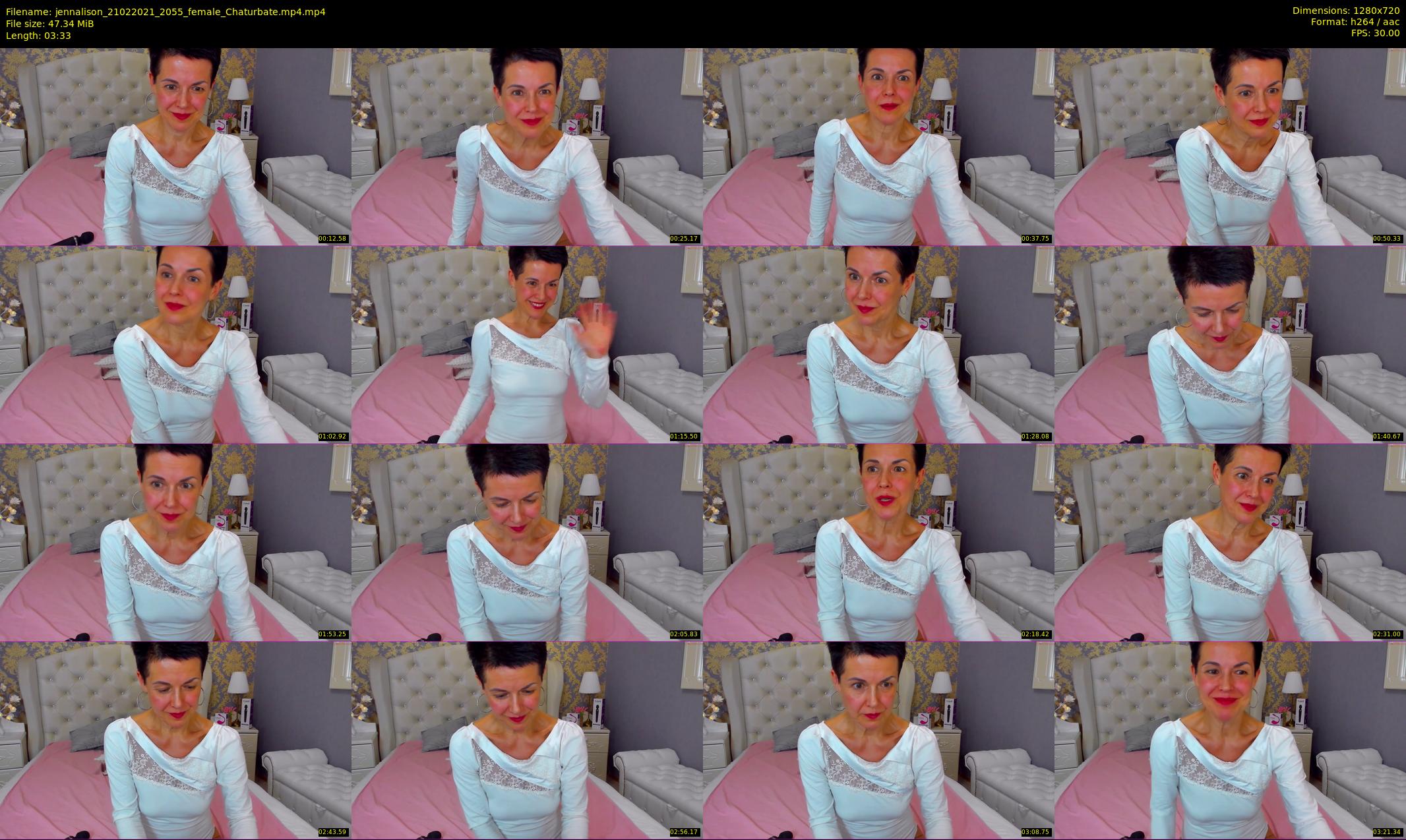 jennalison — 4 minute Chaturbate female cam show recording, 720p, Feb 21, 2021