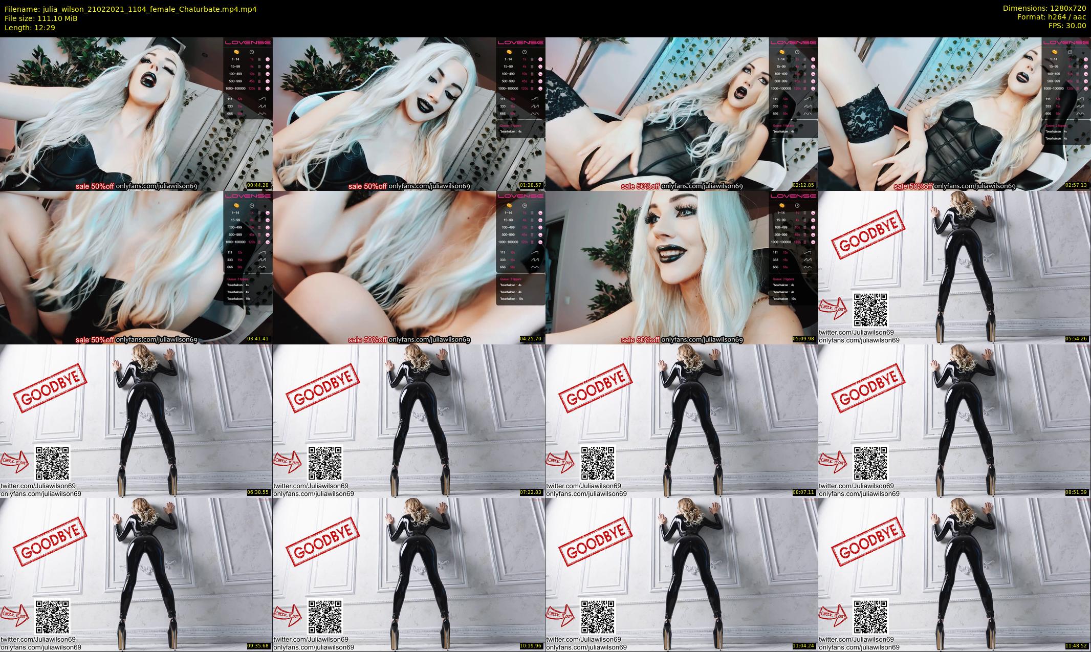 julia_wilson — 13 minute Chaturbate female cam show recording, 720p, Feb 21, 2021