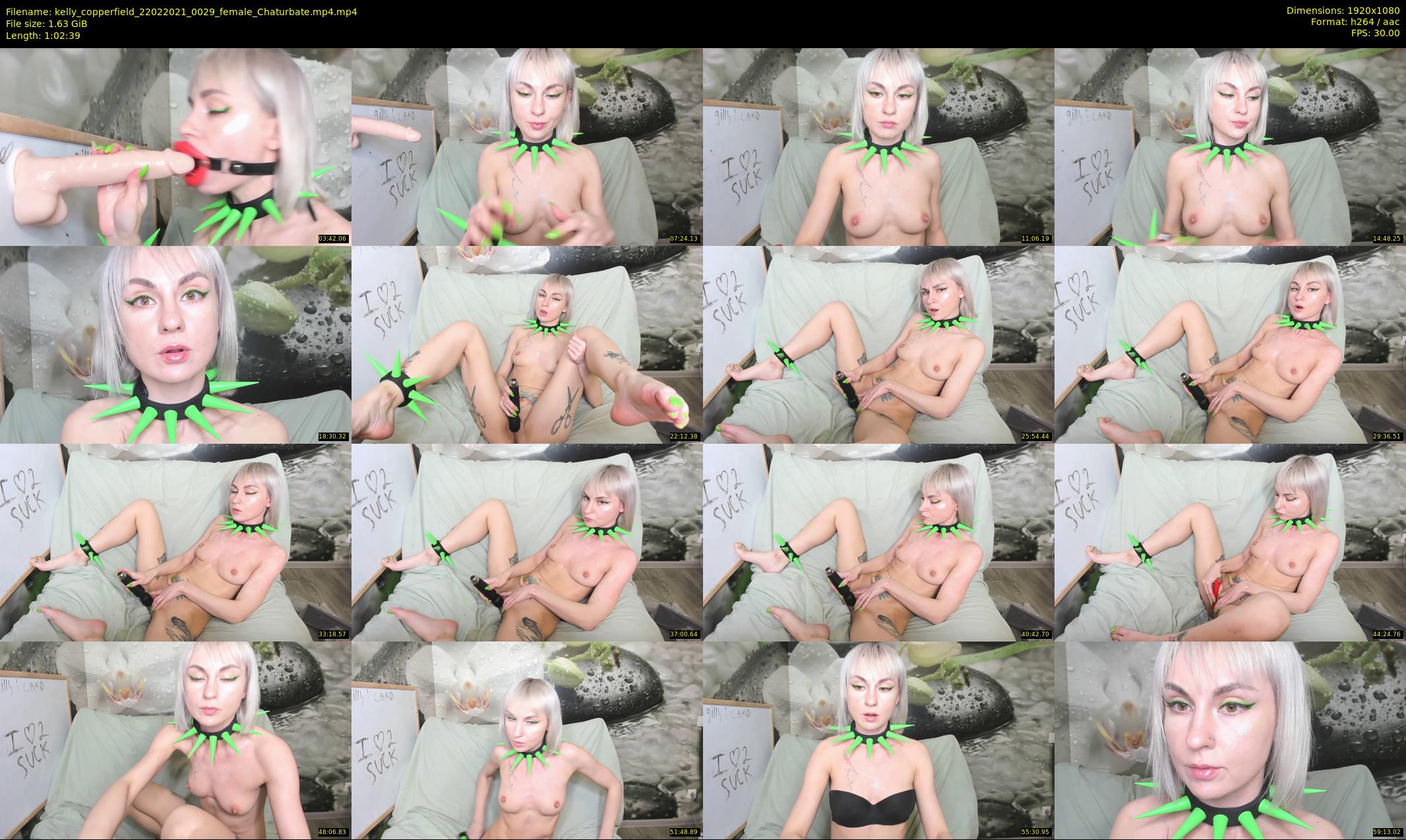 kelly_copperfield — 63 minute Chaturbate female cam show recording, 1080p, Feb 22, 2021