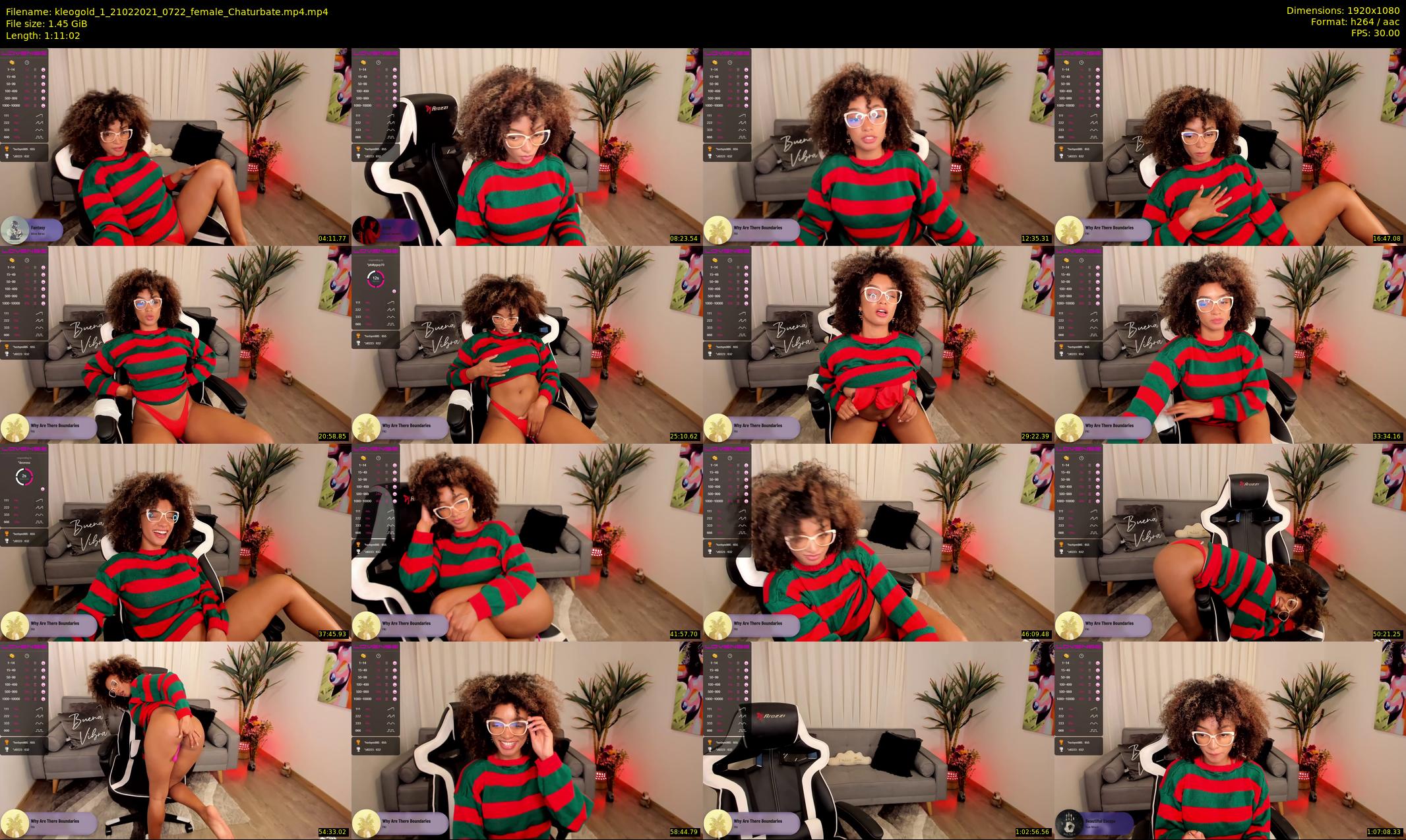 kleogold_1 — 72 minute Chaturbate female cam show recording, 1080p, Feb 21, 2021