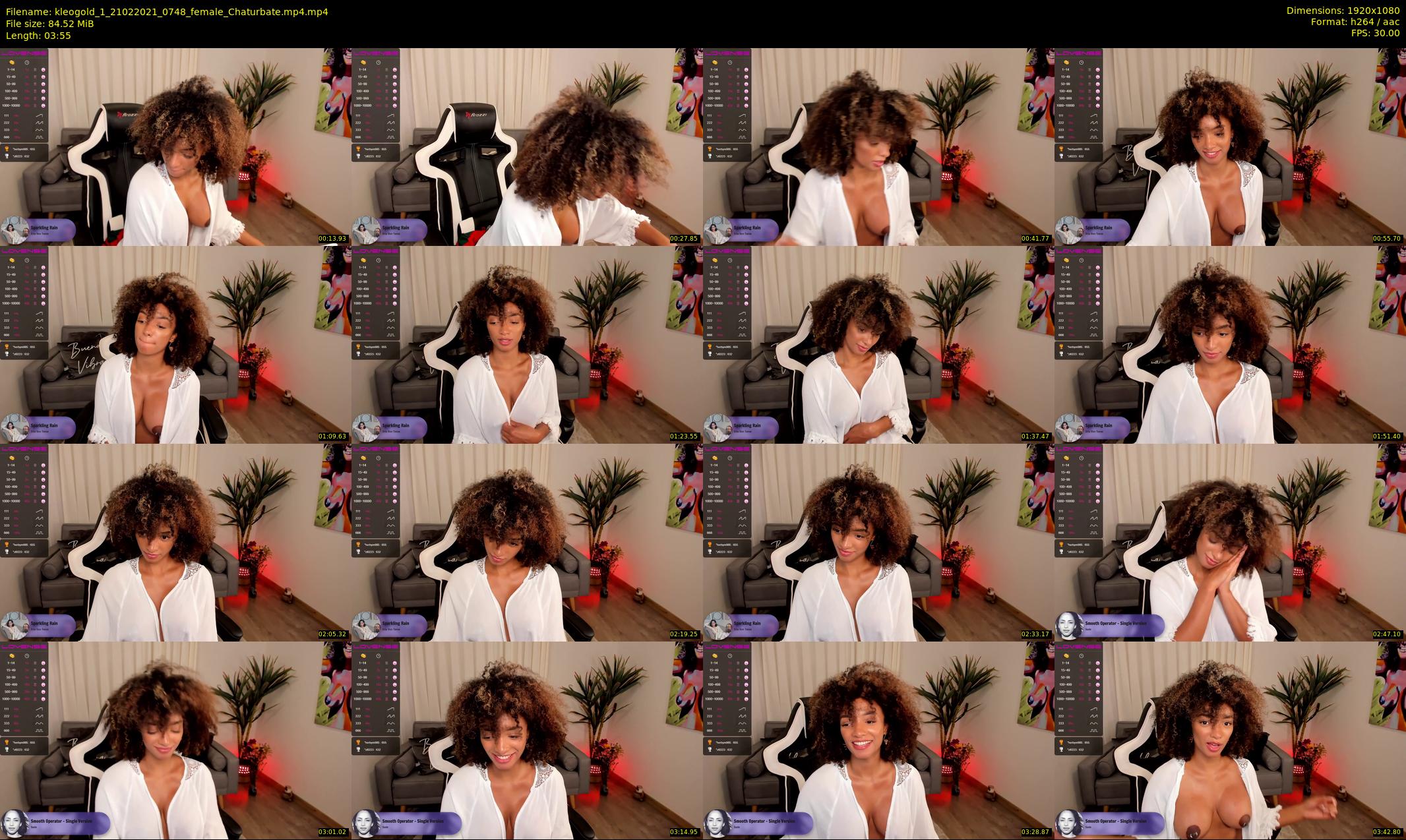 kleogold_1 — 4 minute Chaturbate female cam show recording, 1080p, Feb 21, 2021