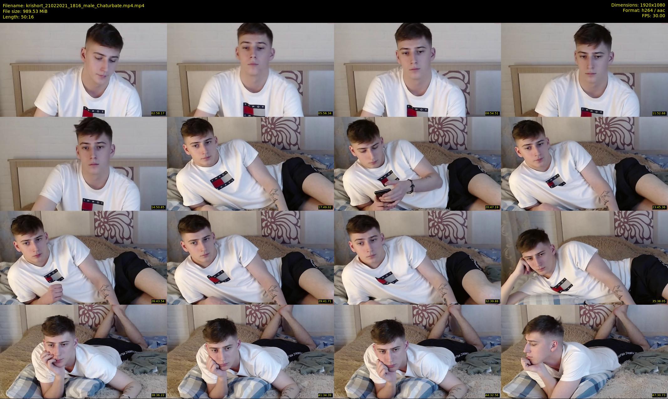 krishort — 51 minute Chaturbate male cam show recording, 1080p, Feb 21, 2021