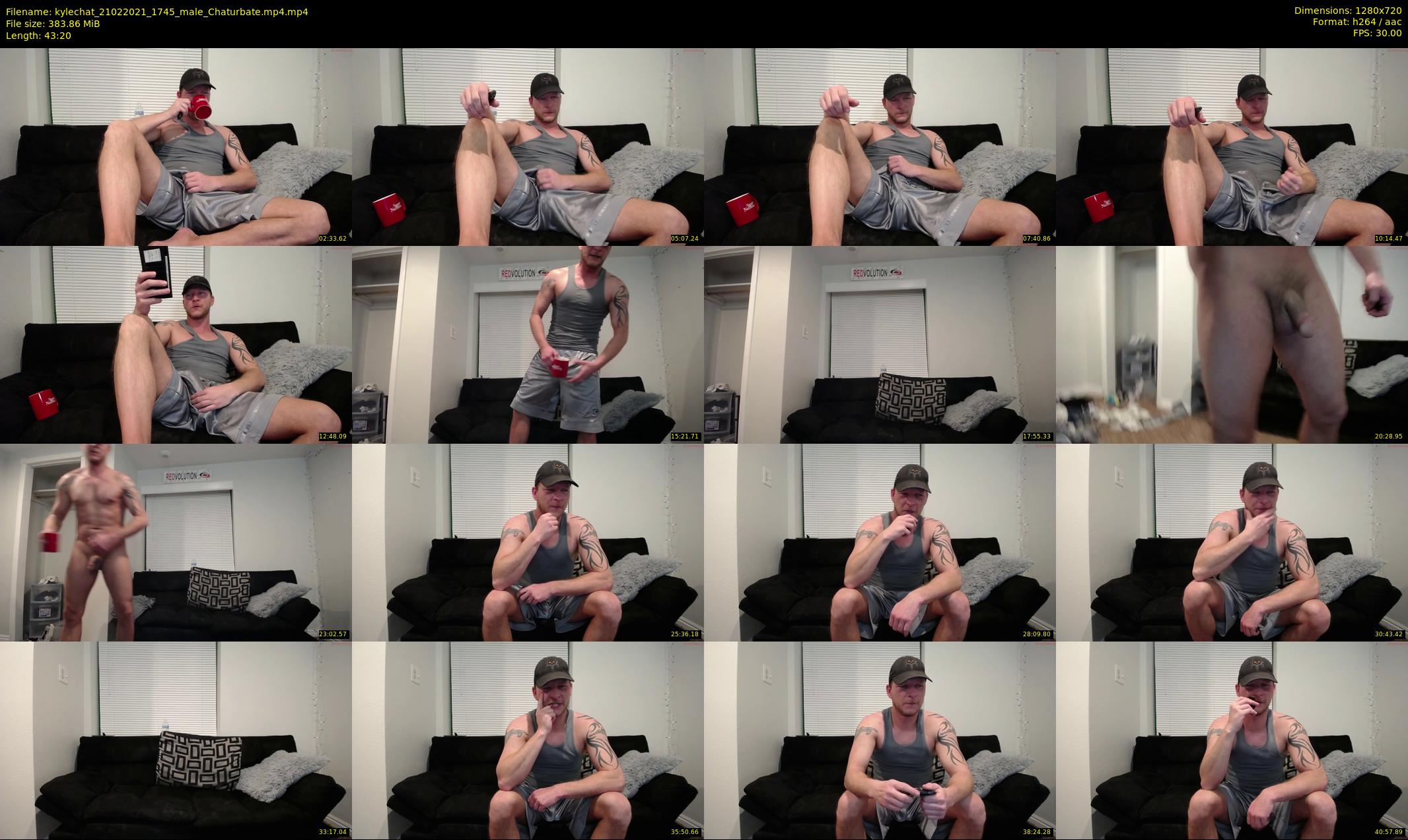 kylechat — 44 minute Chaturbate male cam show recording, 720p, Feb 21, 2021