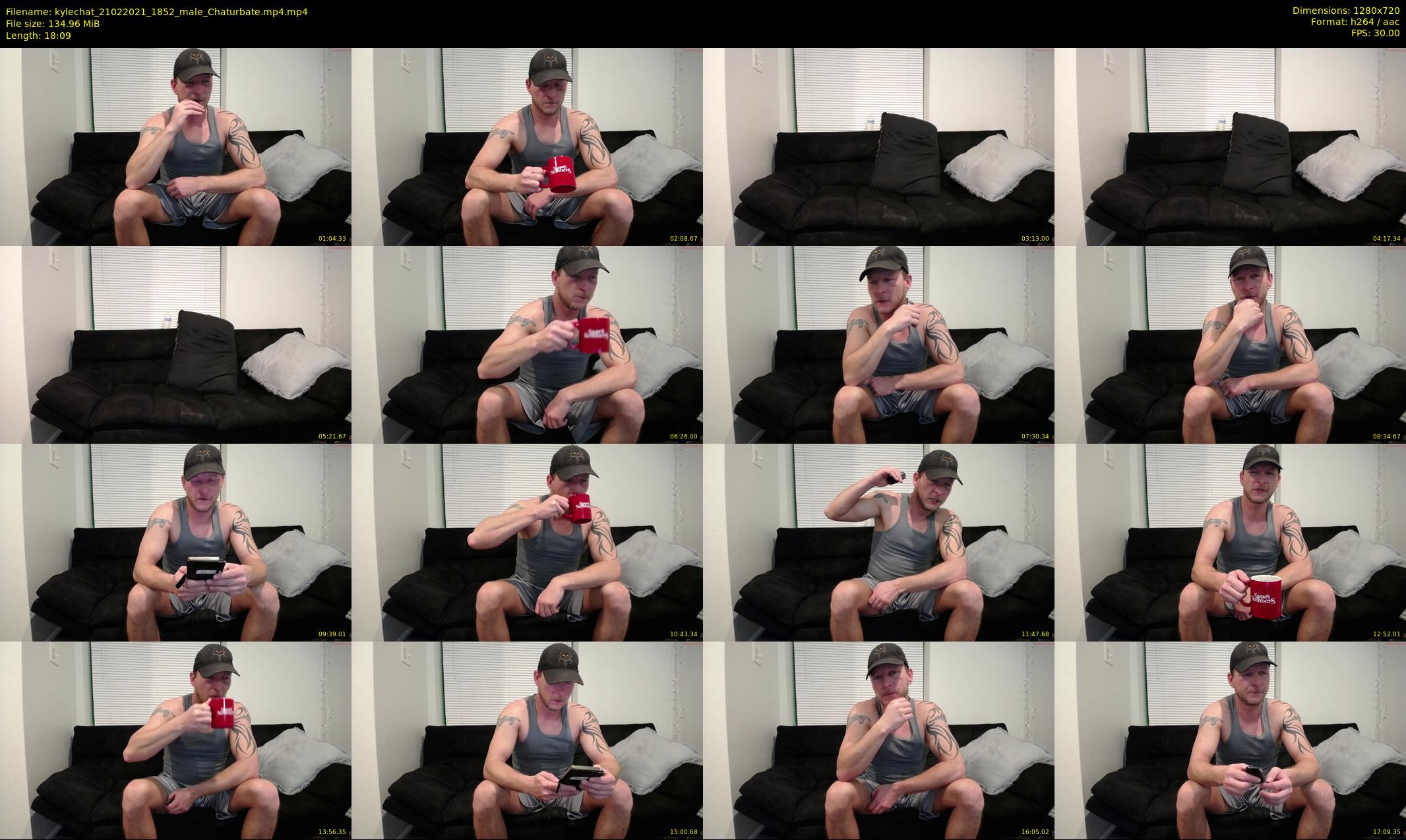 kylechat — 19 minute Chaturbate male cam show recording, 720p, Feb 21, 2021