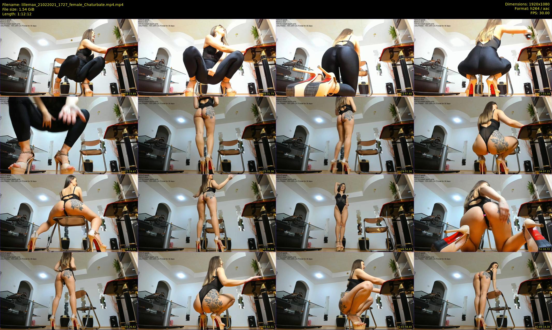 lillemax — 73 minute Chaturbate female cam show recording, 1080p, Feb 21, 2021