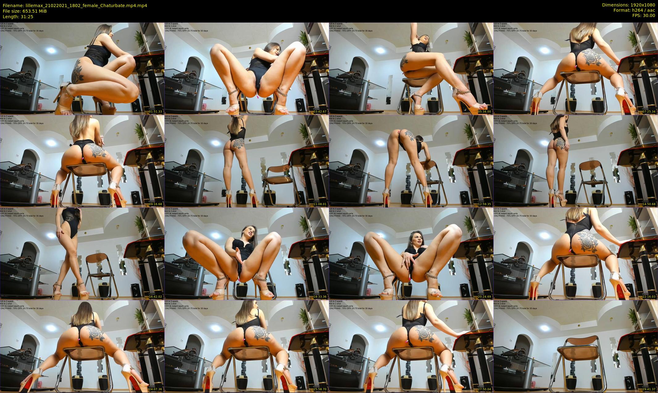 lillemax — 32 minute Chaturbate female cam show recording, 1080p, Feb 21, 2021