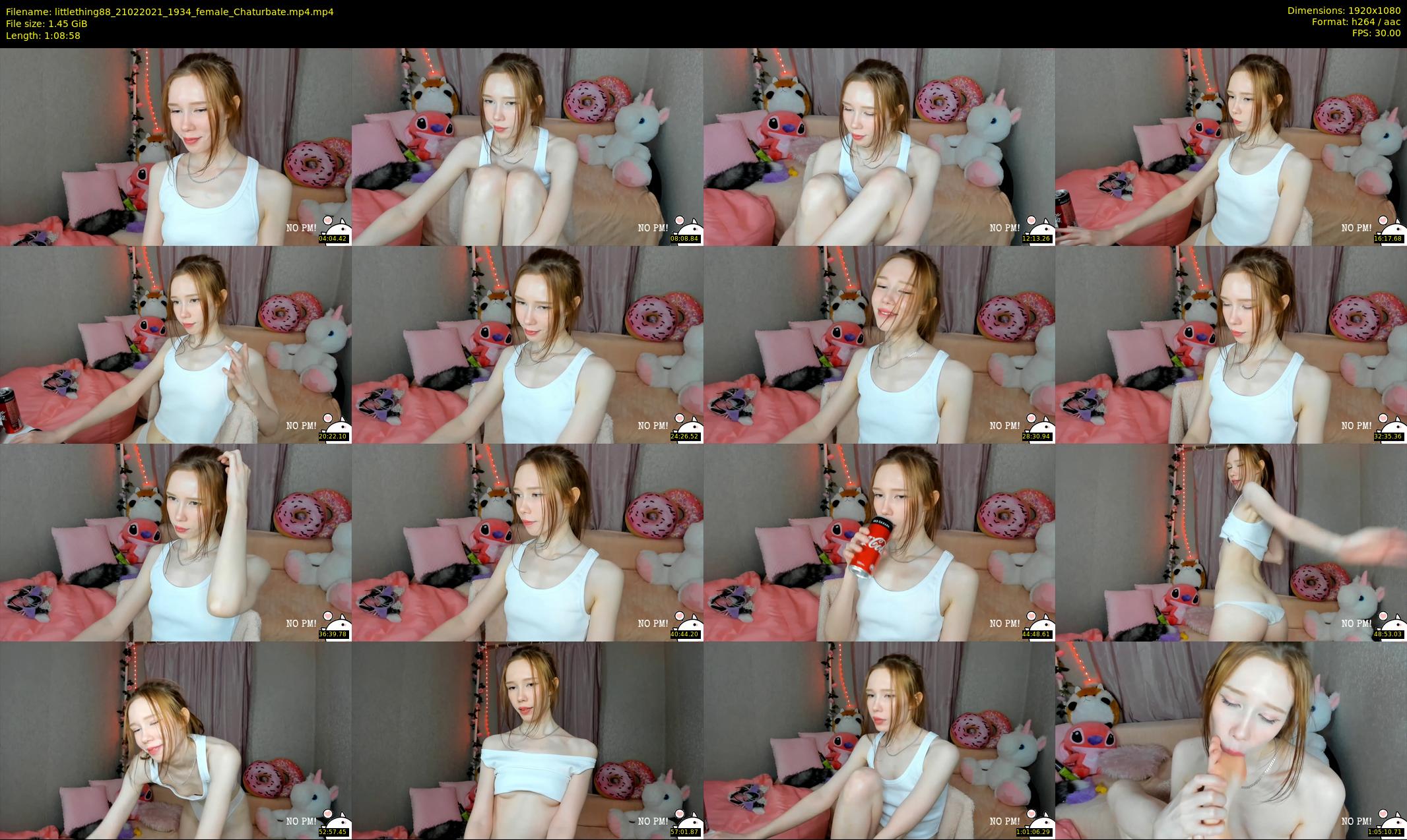 littlething88 — 69 minute Chaturbate female cam show recording, 1080p, Feb 21, 2021