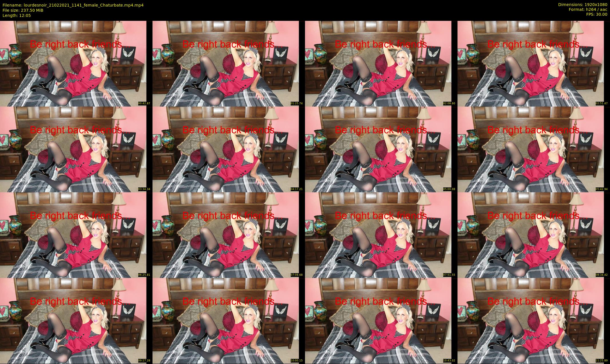 lourdesnoir — 13 minute Chaturbate female cam show recording, 1080p, Feb 21, 2021