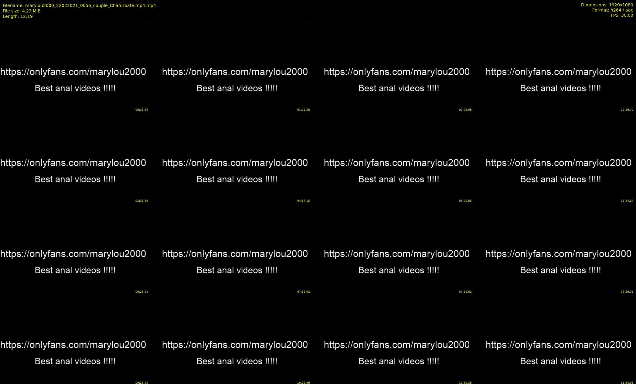 marylou2000 — 13 minute Chaturbate couple cam show recording, 1080p, Feb 22, 2021