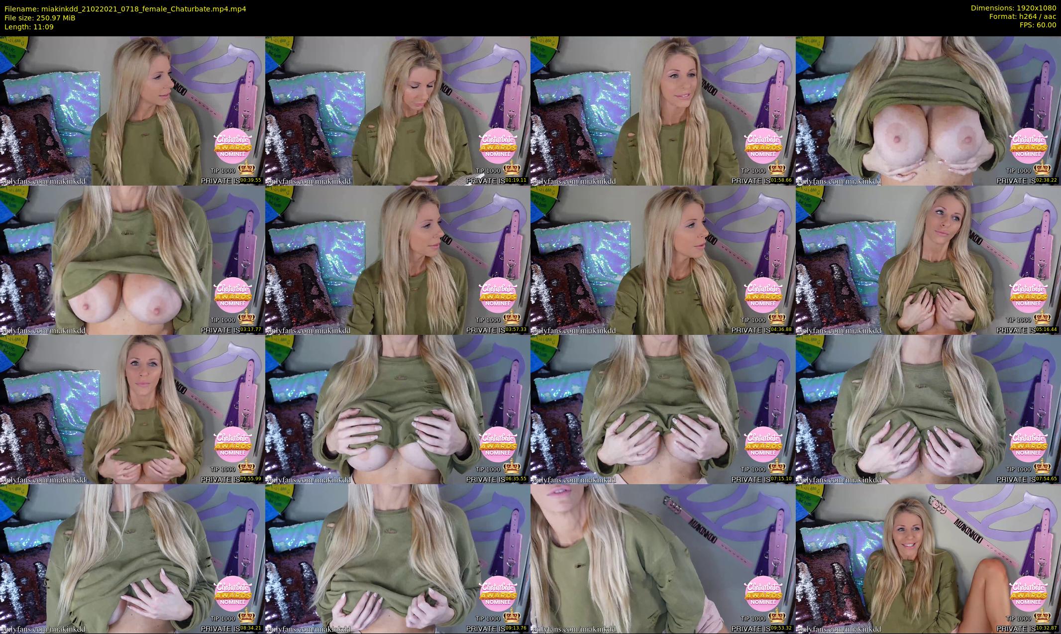 miakinkdd — 12 minute Chaturbate female cam show recording, 1080p, Feb 21, 2021
