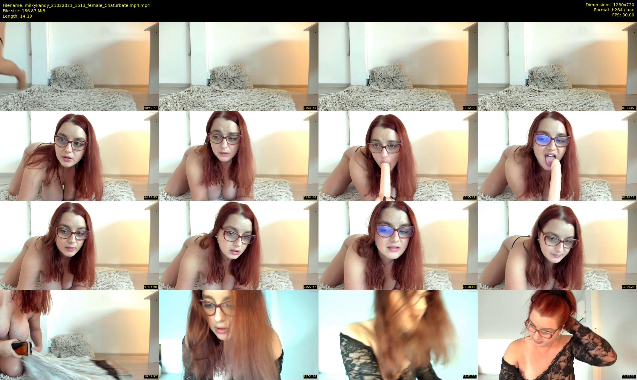 milkykandy — 15 minute Chaturbate female cam show recording, 720p, Feb 21, 2021