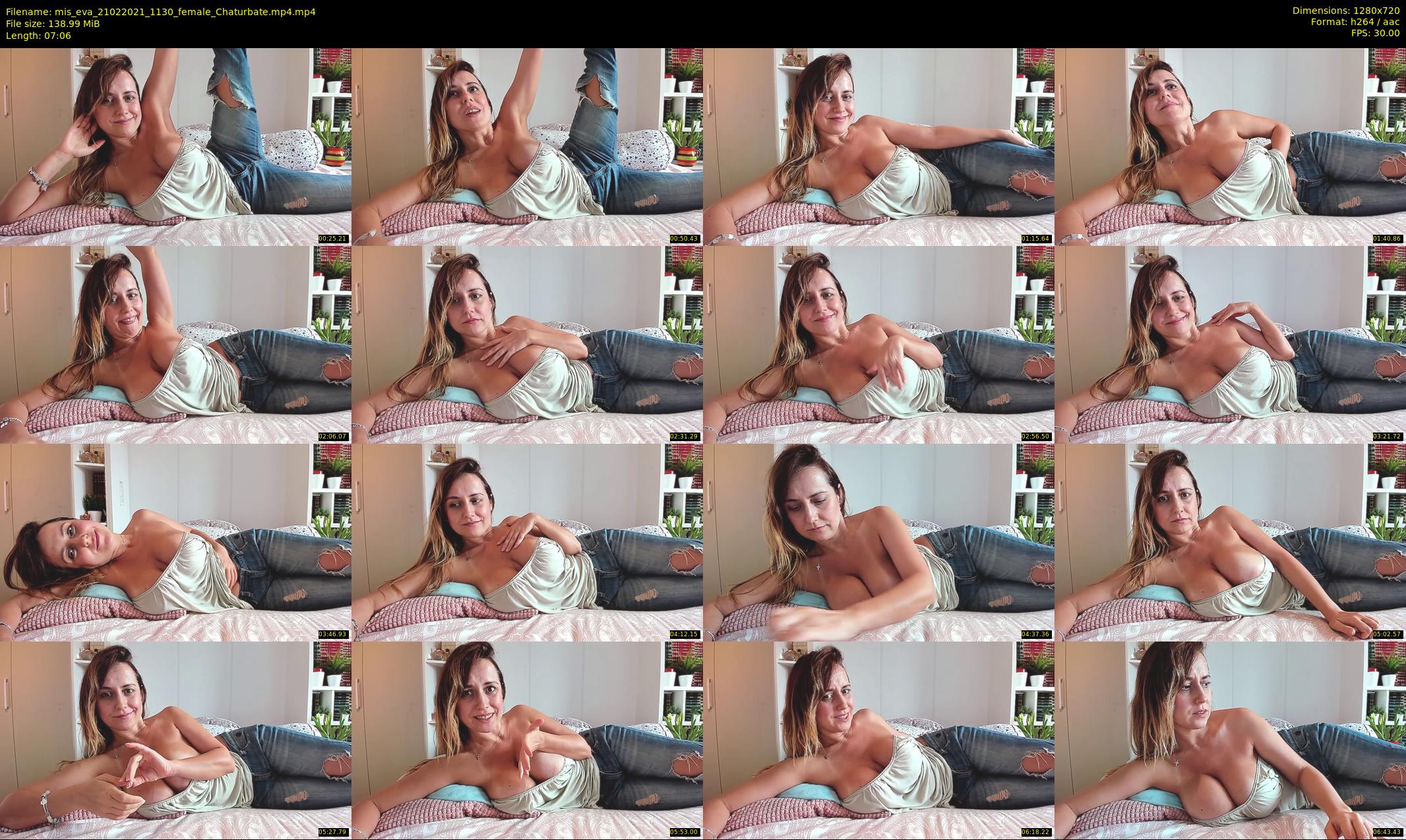 mis_eva — 8 minute Chaturbate female cam show recording, 720p, Feb 21, 2021