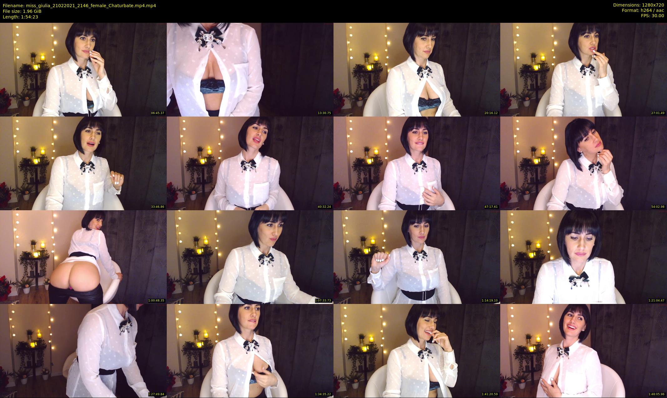 miss_giulia — 115 minute Chaturbate female cam show recording, 720p, Feb 21, 2021