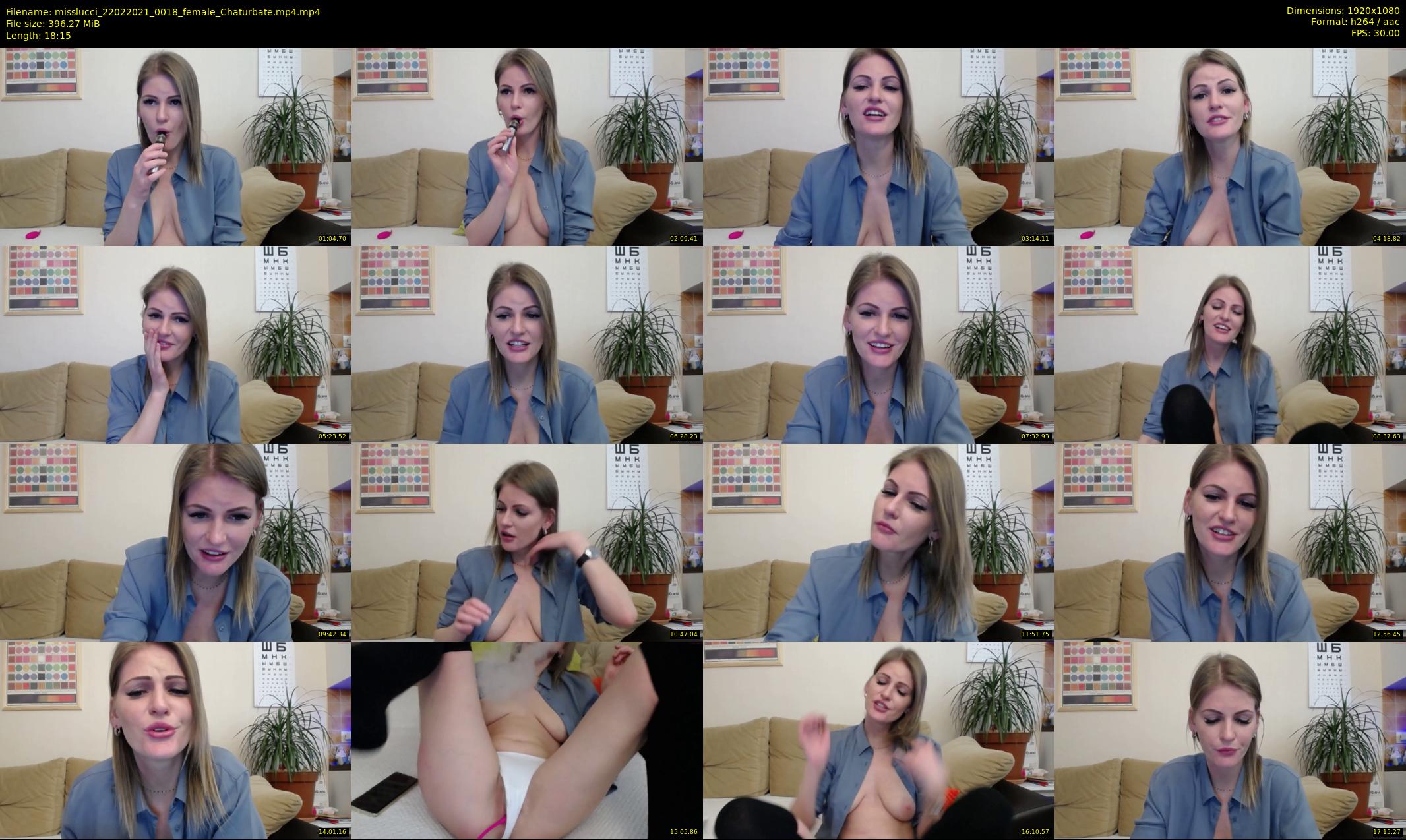 misslucci — 19 minute Chaturbate female cam show recording, 1080p, Feb 22, 2021
