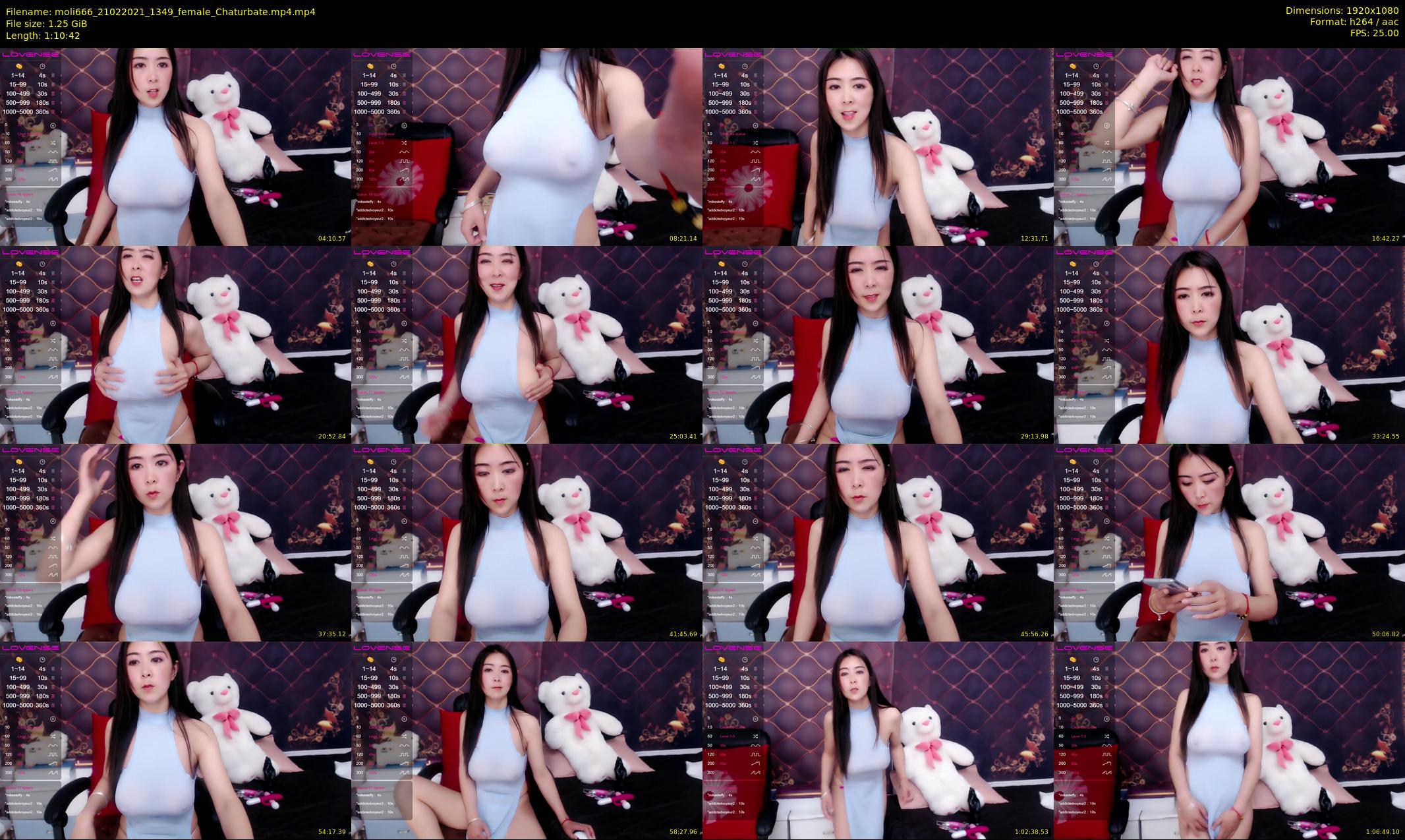 moli666 — 71 minute Chaturbate female cam show recording, 1080p, Feb 21, 2021