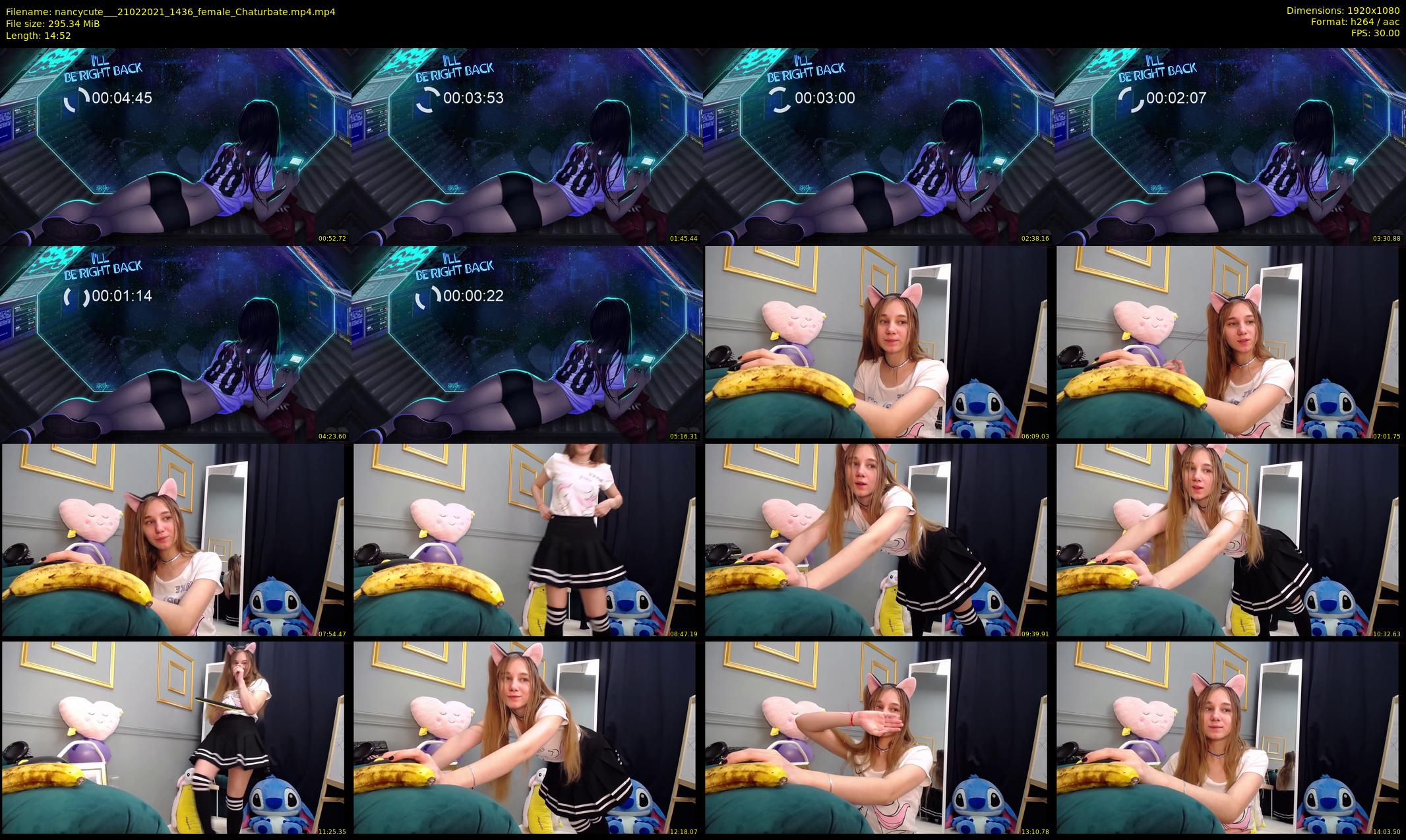 nancycute__ — 15 minute Chaturbate female cam show recording, 1080p, Feb 21, 2021