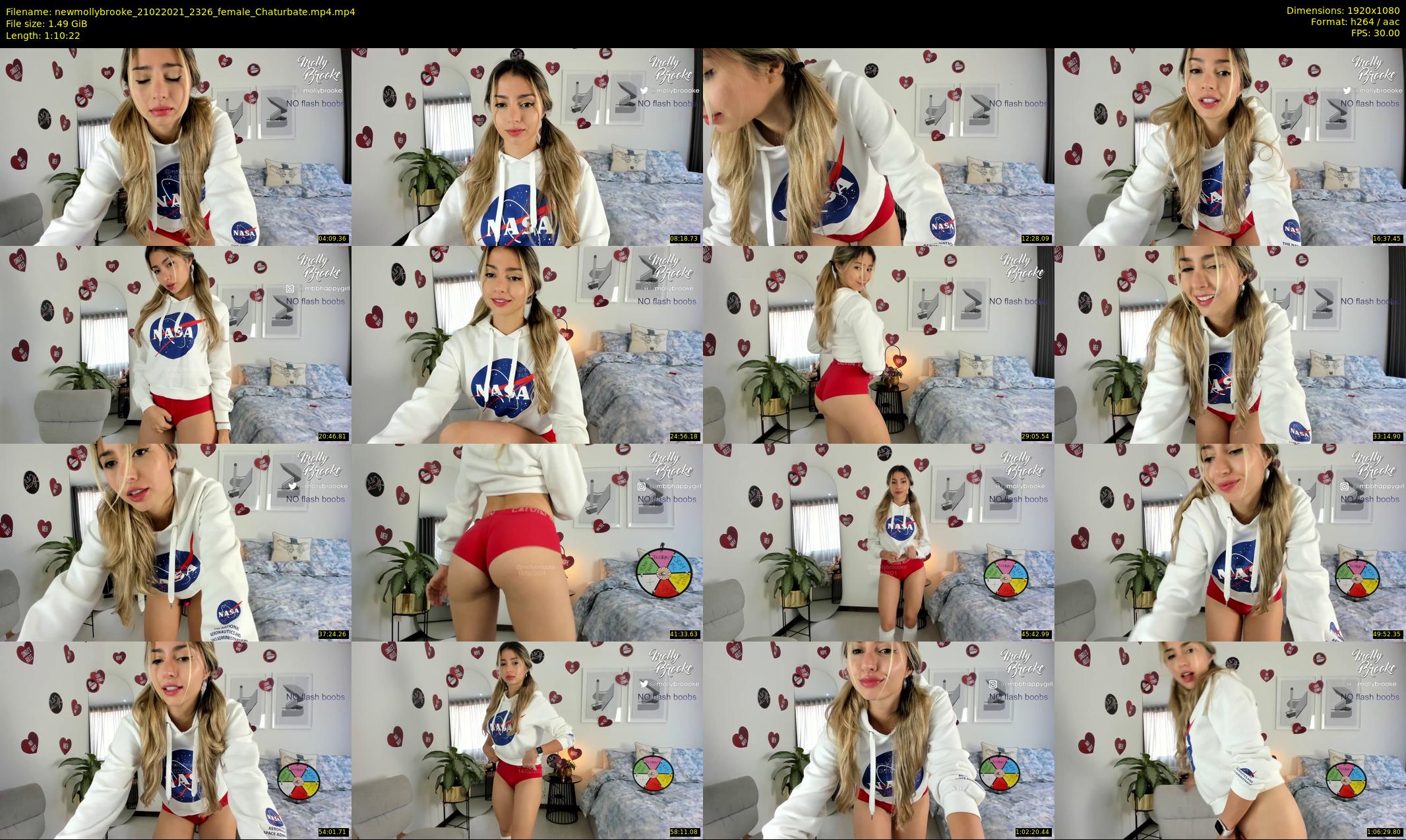 newmollybrooke — 71 minute Chaturbate female cam show recording, 1080p, Feb 21, 2021