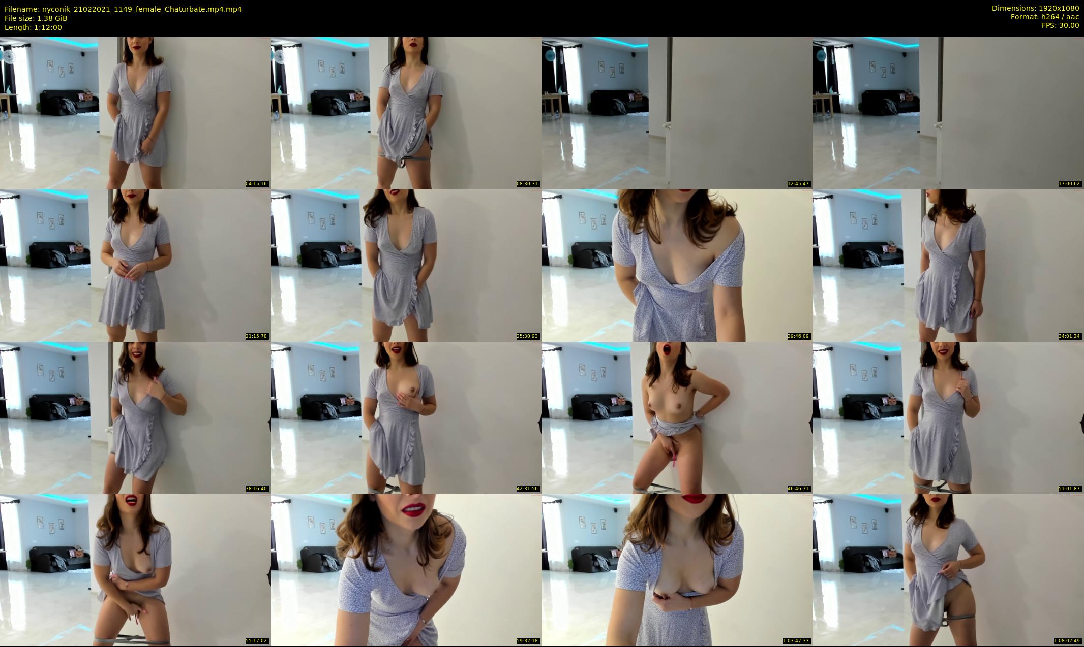 nyconik — 72 minute Chaturbate female cam show recording, 1080p, Feb 21, 2021
