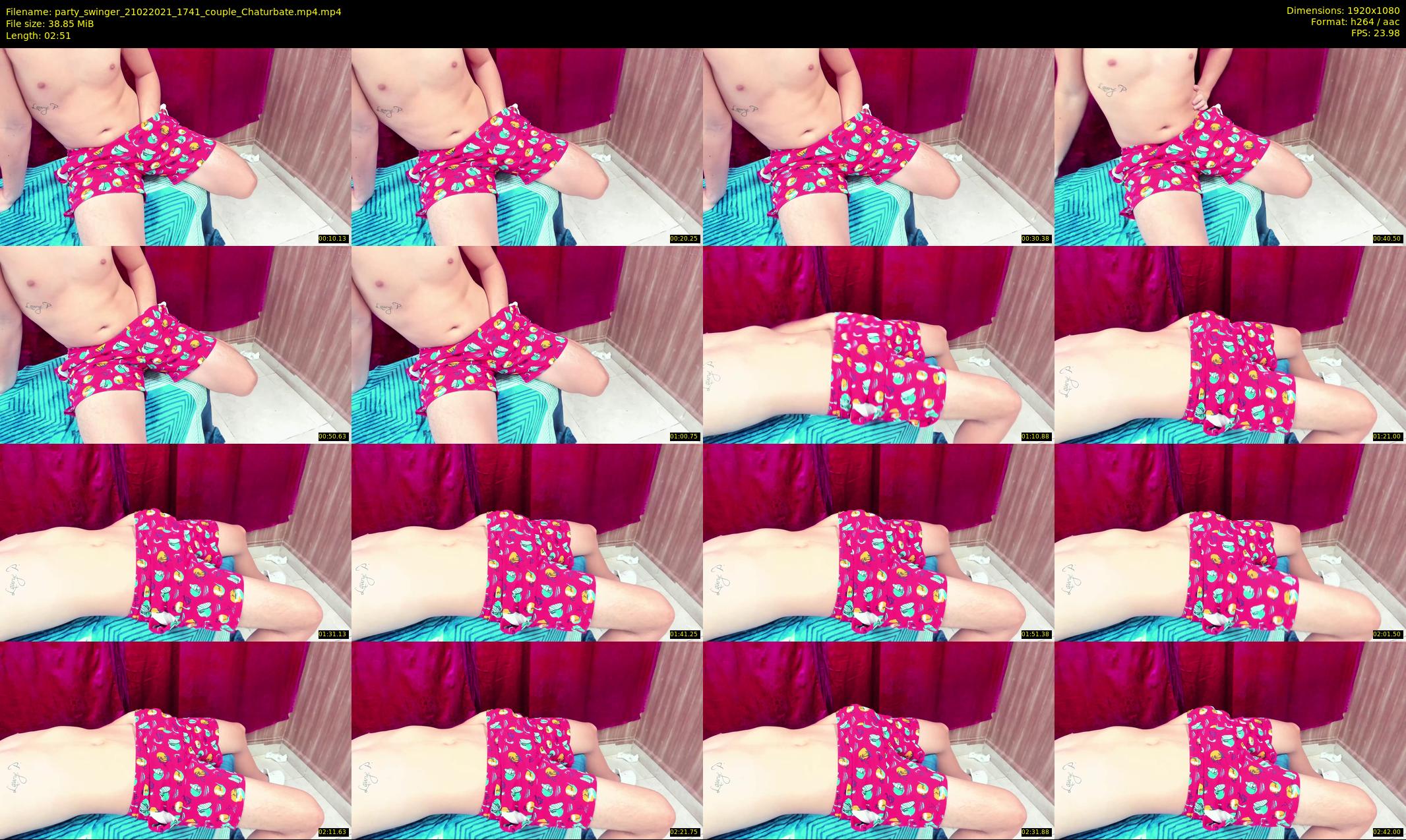 party_swinger — 3 minute Chaturbate couple cam show recording, 1080p, Feb 21, 2021