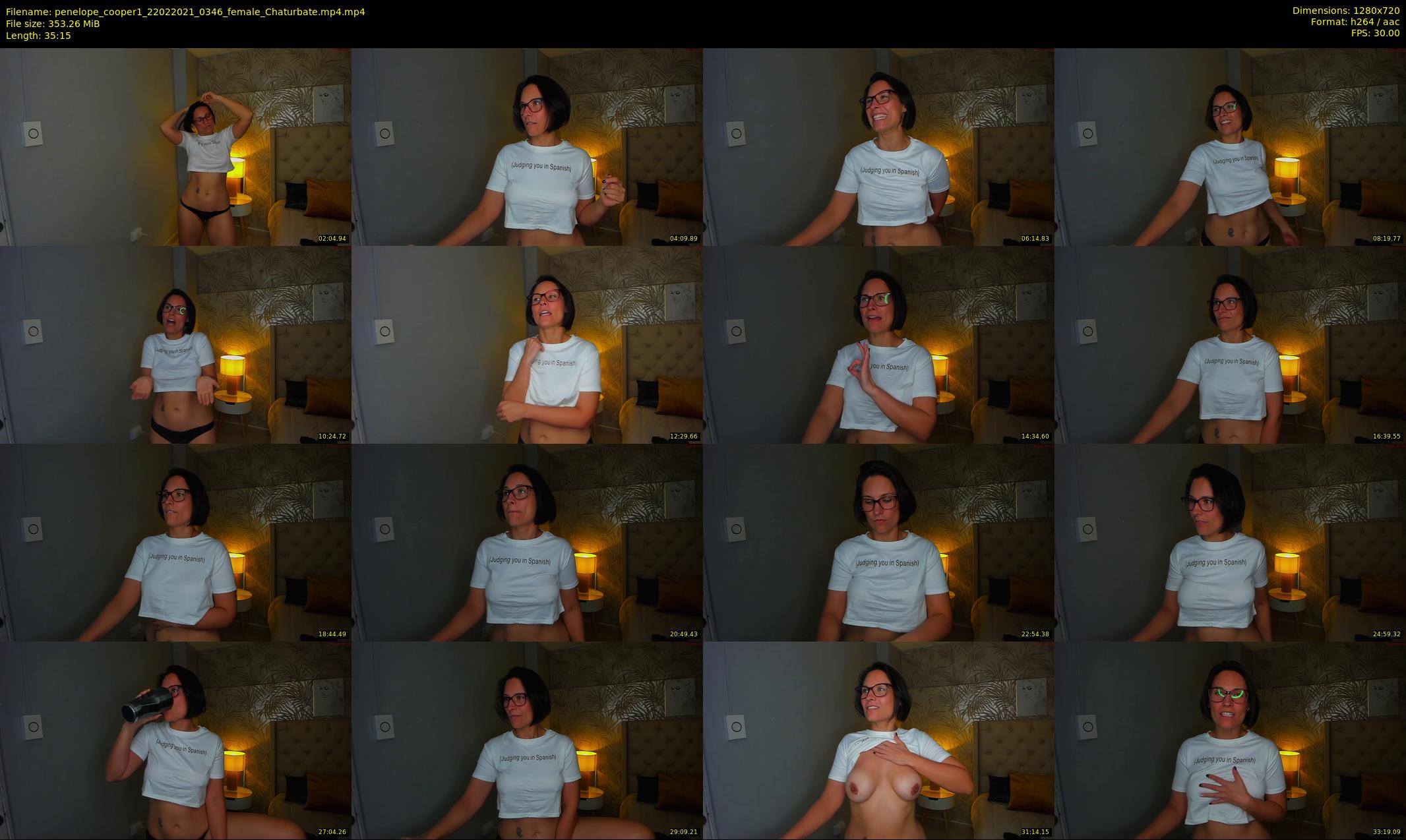 penelope_cooper1 — 36 minute Chaturbate female cam show recording, 720p, Feb 22, 2021