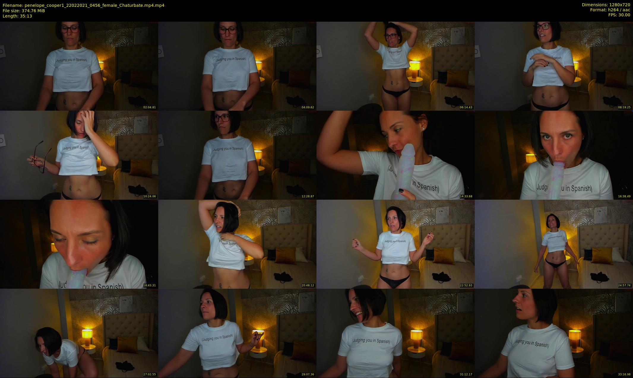 penelope_cooper1 — 36 minute Chaturbate female cam show recording, 720p, Feb 22, 2021