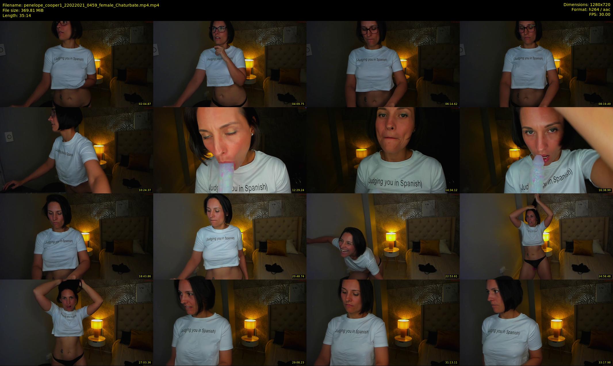 penelope_cooper1 — 36 minute Chaturbate female cam show recording, 720p, Feb 22, 2021