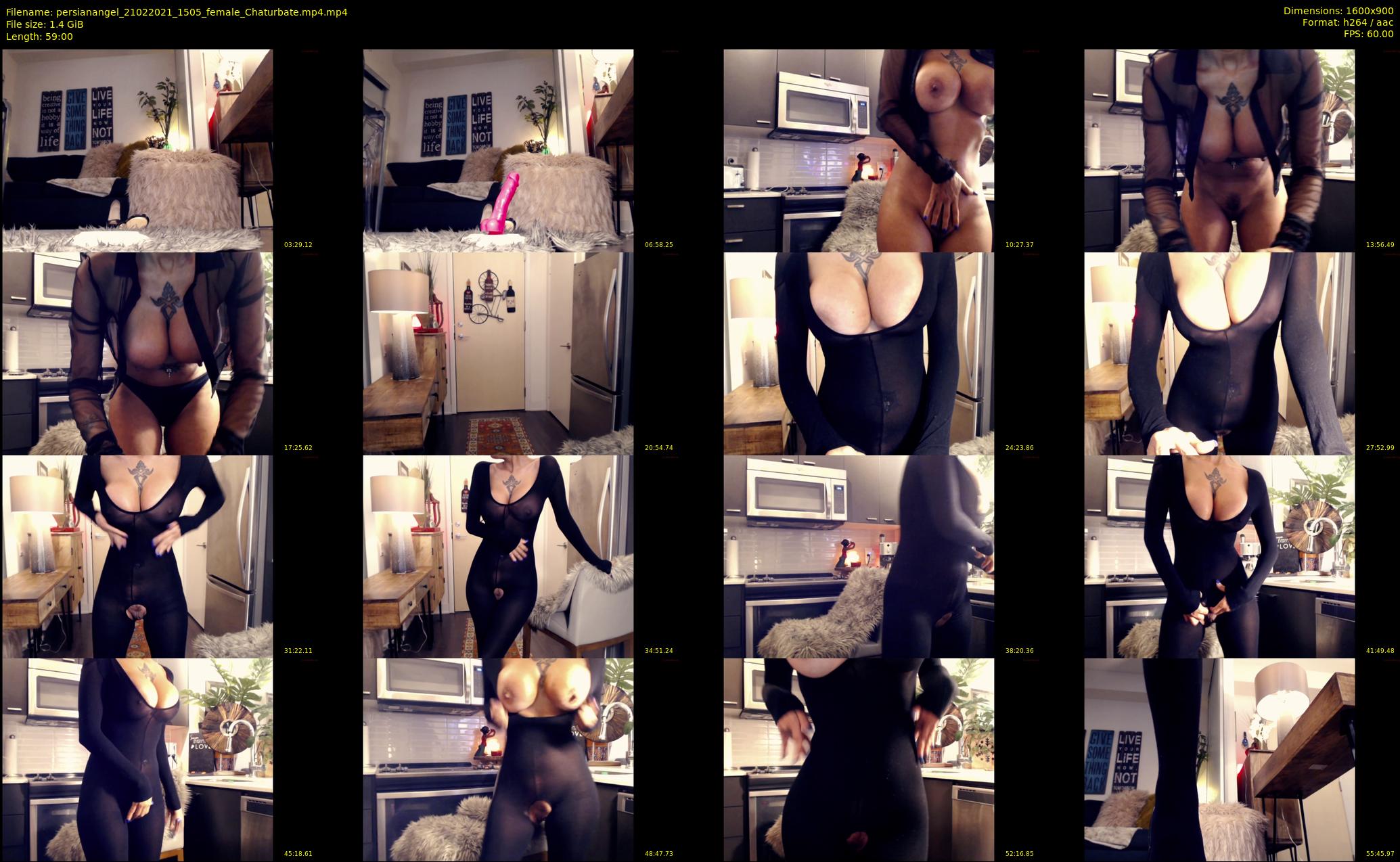 persianangel — 59 minute Chaturbate female cam show recording, 720p, Feb 21, 2021