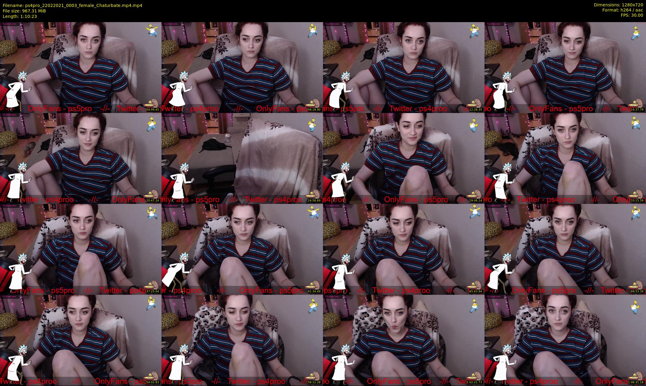 ps4pro — 71 minute Chaturbate female cam show recording, 720p, Feb 22, 2021