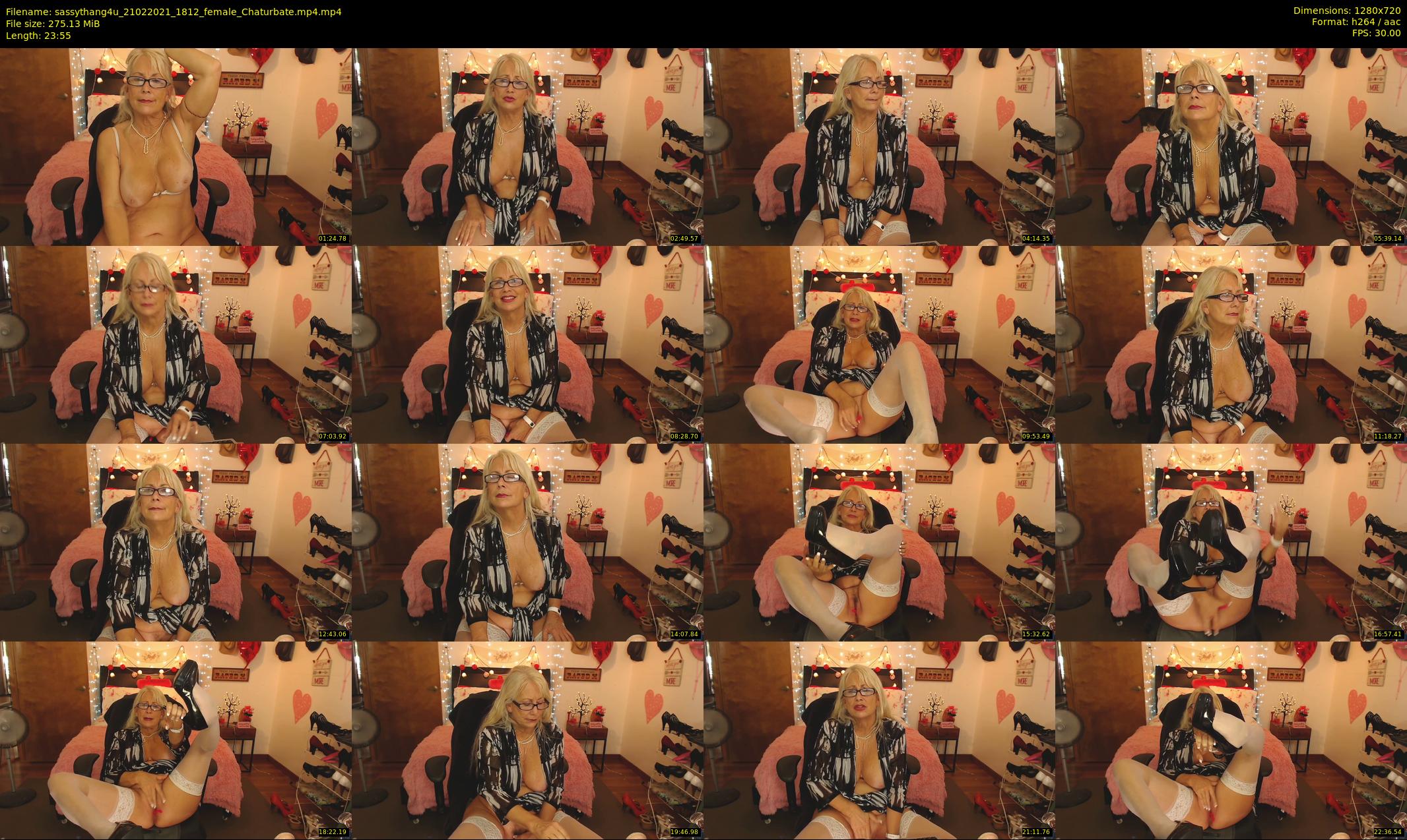 sassythang4u — 24 minute Chaturbate female cam show recording, 720p, Feb 21, 2021