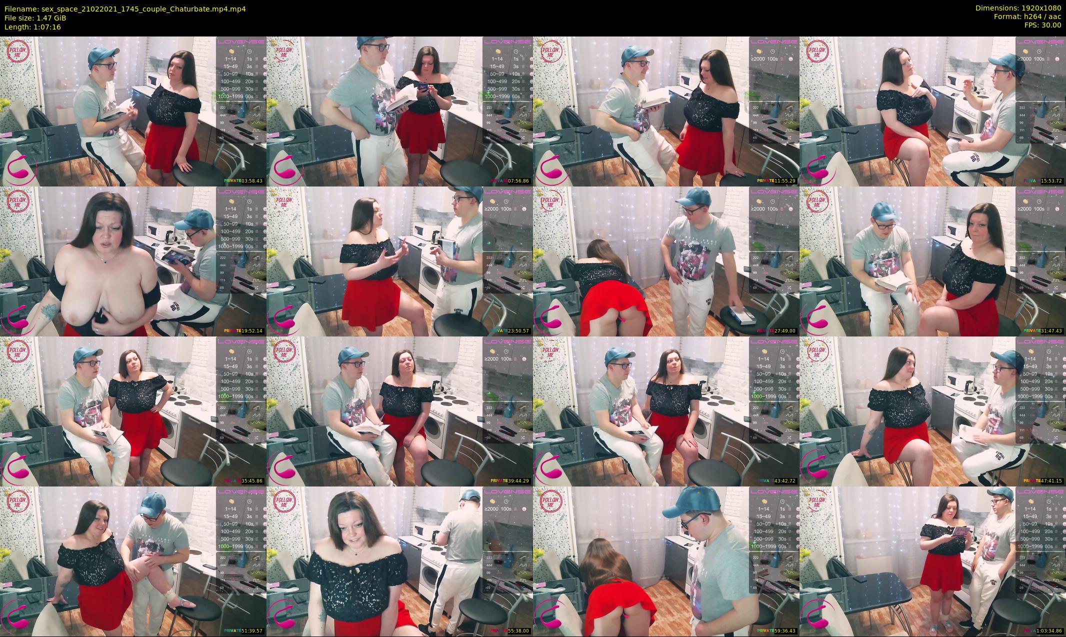 sex_space — 68 minute Chaturbate couple cam show recording, 1080p, Feb 21, 2021