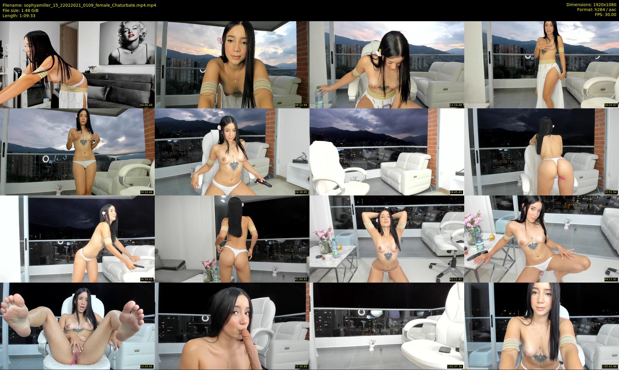 sophyamiller_15 — 70 minute Chaturbate female cam show recording, 1080p, Feb 22, 2021
