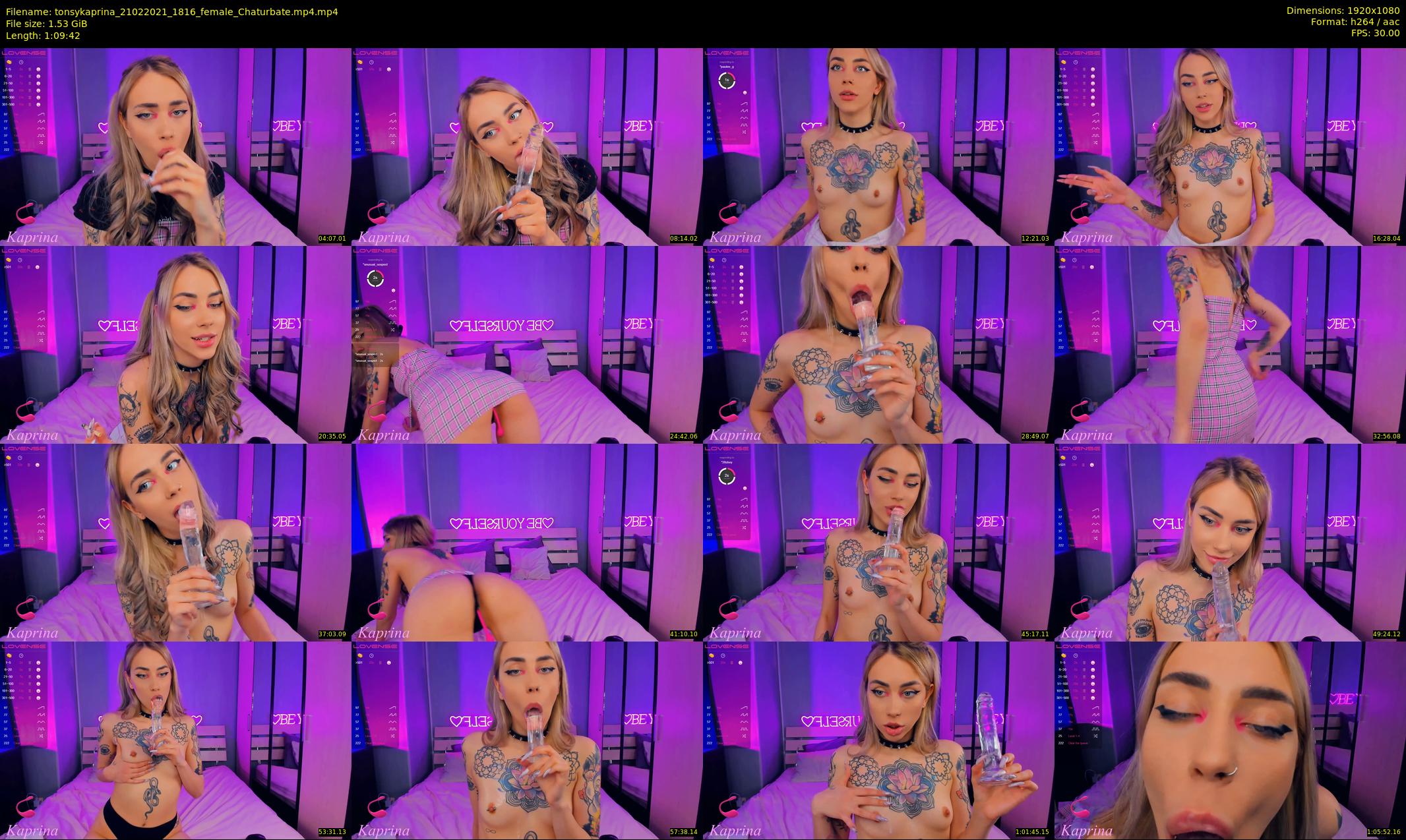 tonsykaprina — 70 minute Chaturbate couple cam show recording, 1080p, Feb 21, 2021