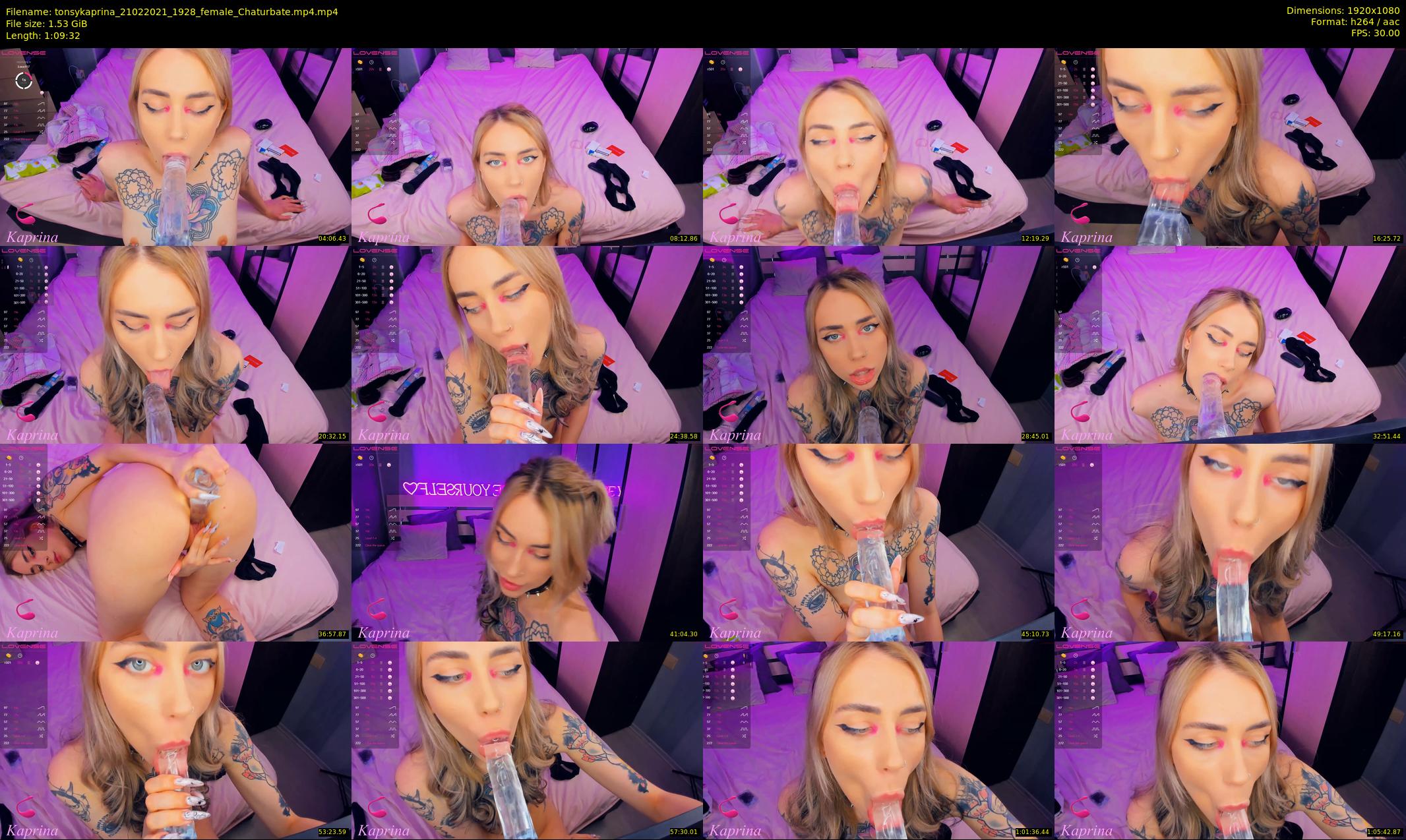 tonsykaprina — 70 minute Chaturbate couple cam show recording, 1080p, Feb 21, 2021