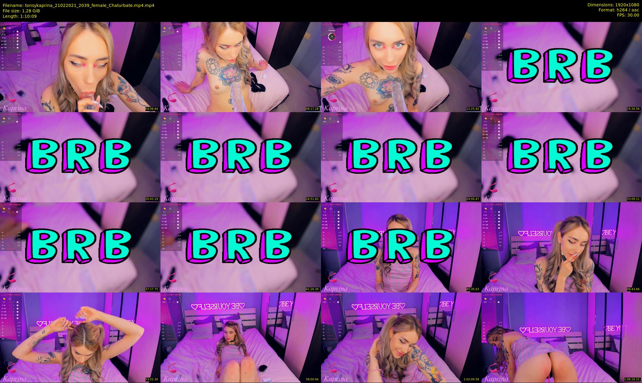 tonsykaprina — 71 minute Chaturbate couple cam show recording, 1080p, Feb 21, 2021