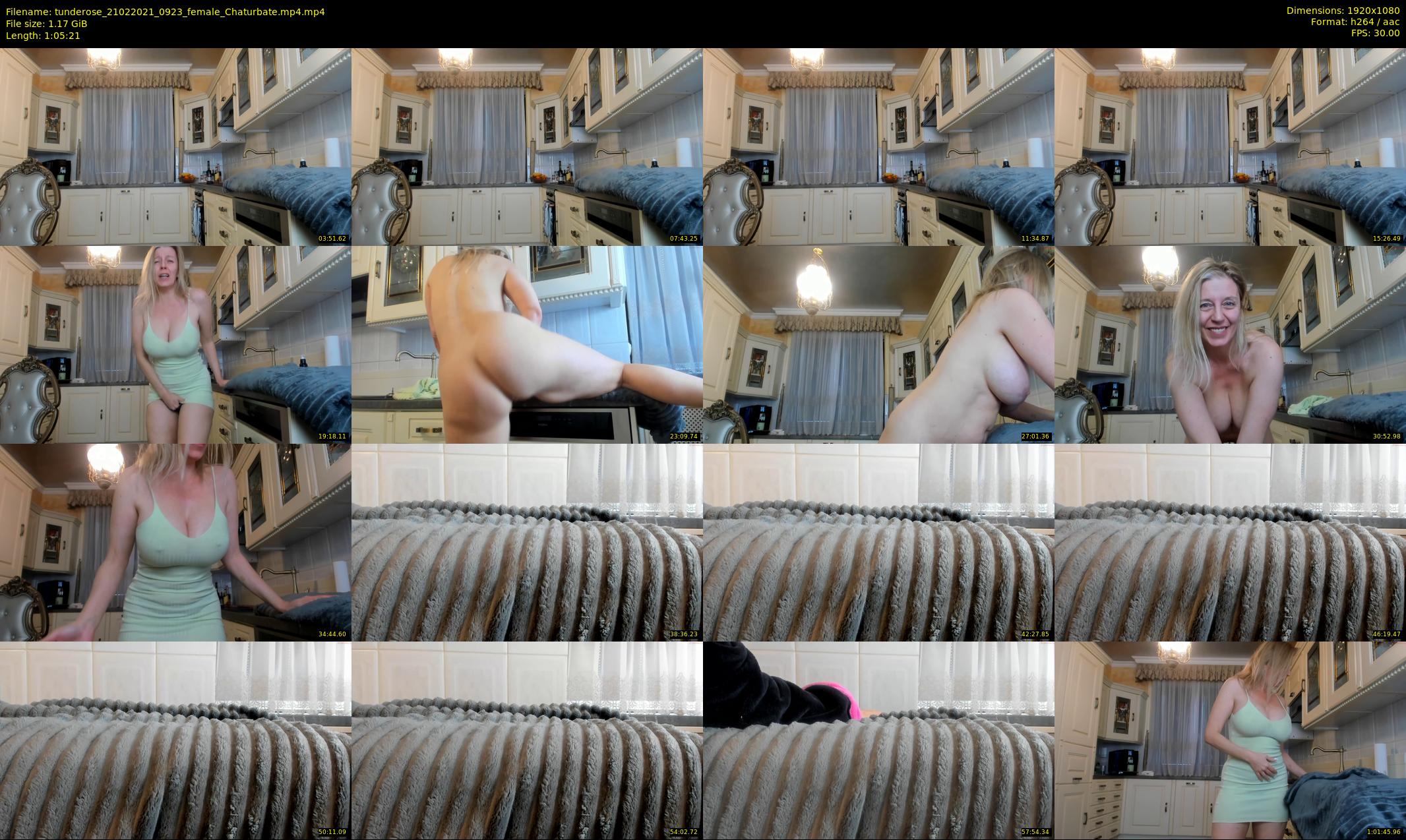 tunderose — 66 minute Chaturbate female cam show recording, 1080p, Feb 21, 2021