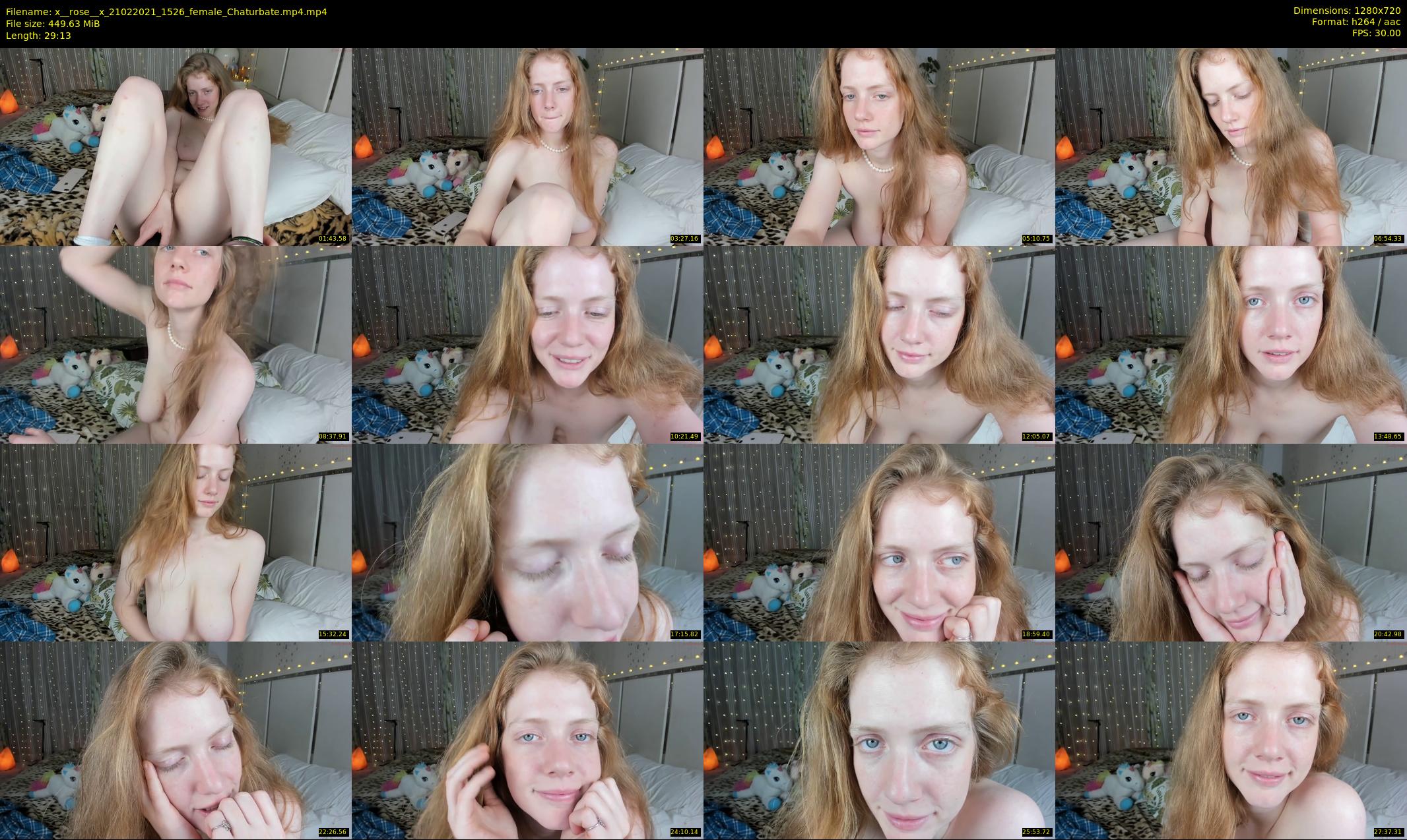 x__rose__x — 30 minute Chaturbate female cam show recording, 720p, Feb 21, 2021