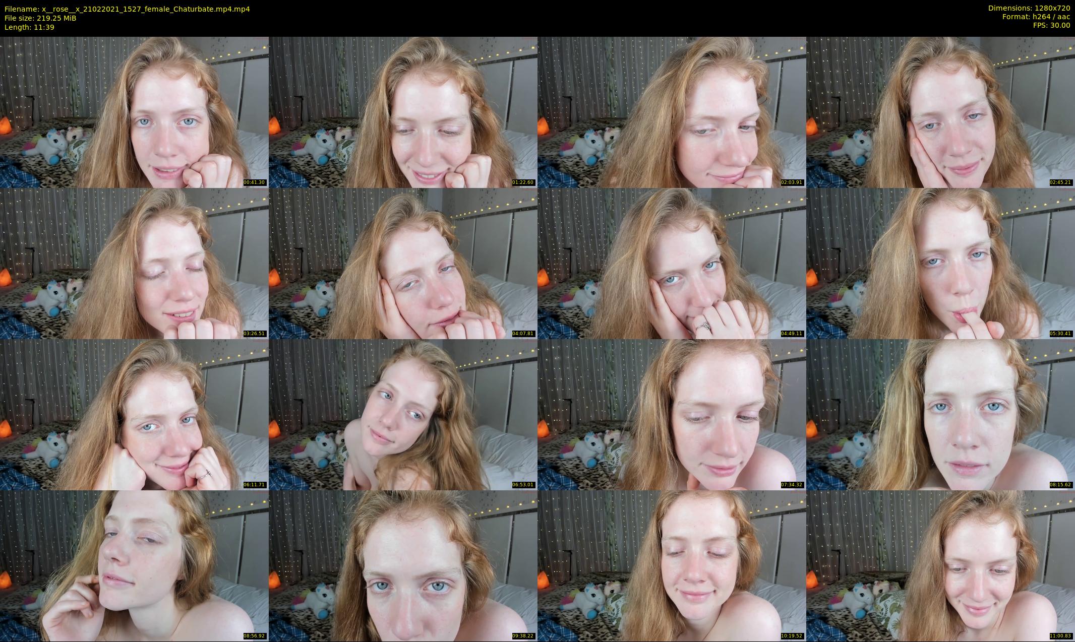 x__rose__x — 12 minute Chaturbate female cam show recording, 720p, Feb 21, 2021