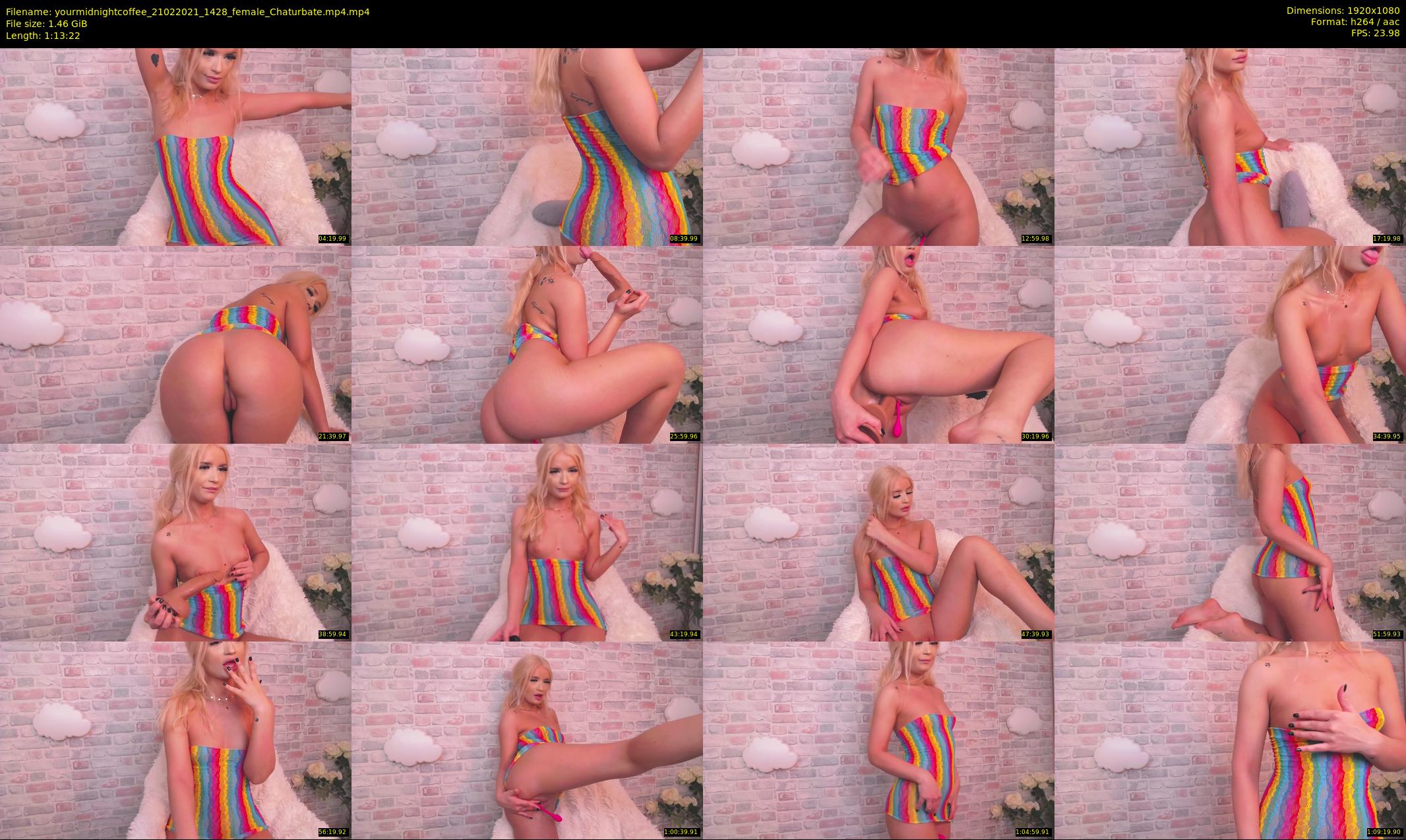 yourmidnightcoffee — 74 minute Chaturbate female cam show recording, 1080p, Feb 21, 2021
