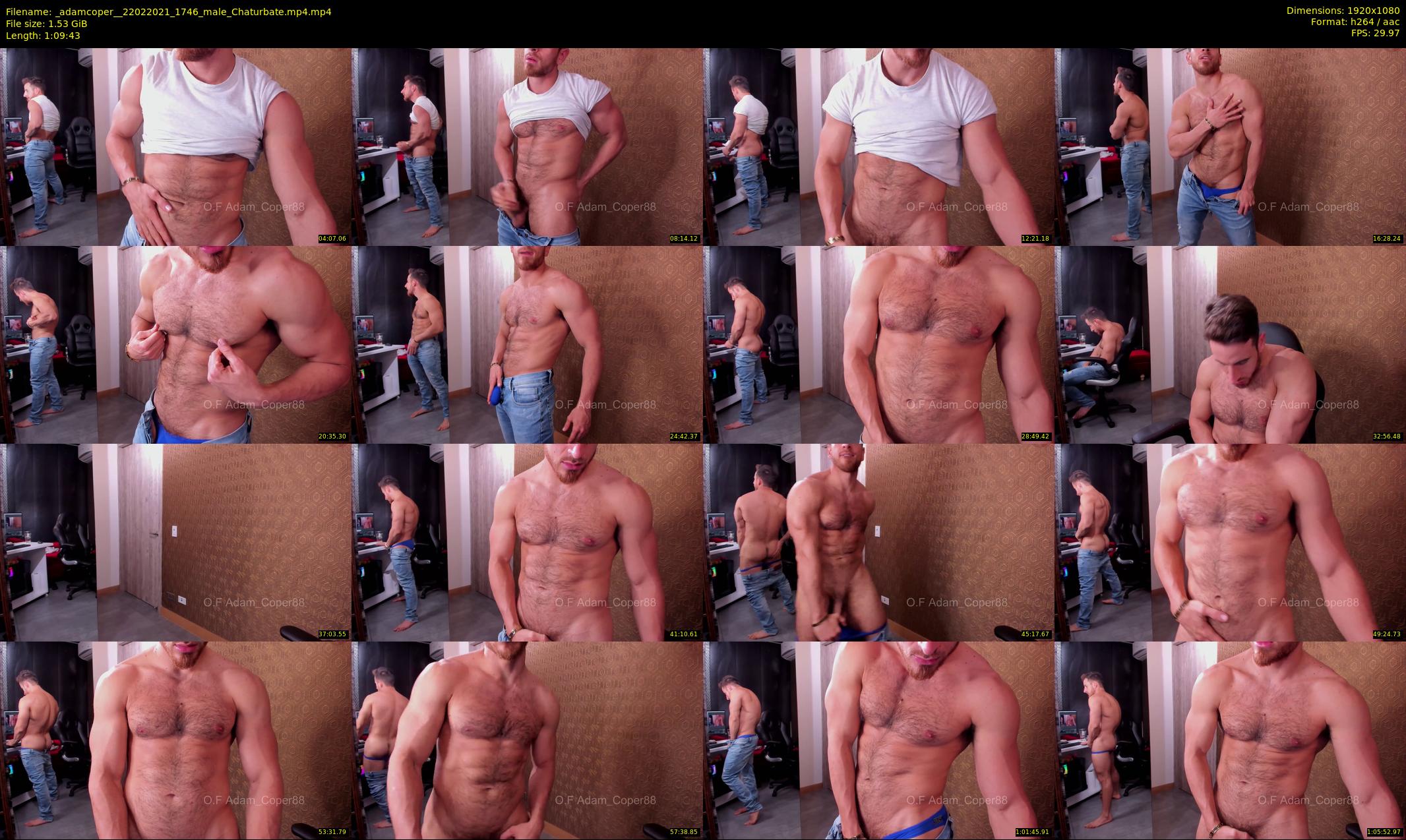 _adamcoper_ — 70 minute Chaturbate male cam show recording, 1080p, Feb 22, 2021