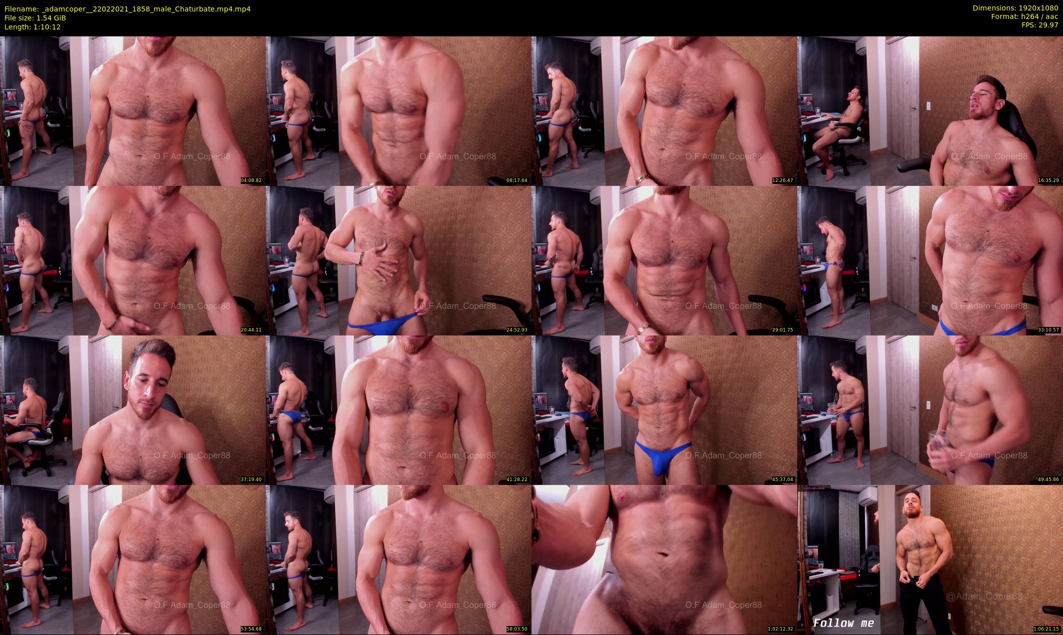 _adamcoper_ — 71 minute Chaturbate male cam show recording, 1080p, Feb 22, 2021