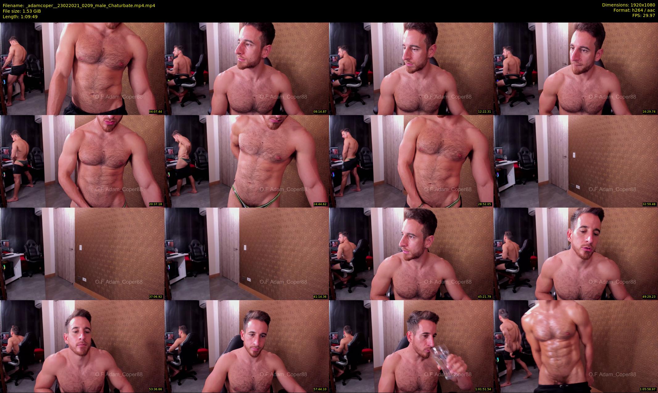 _adamcoper_ — 70 minute Chaturbate male cam show recording, 1080p, Feb 23, 2021
