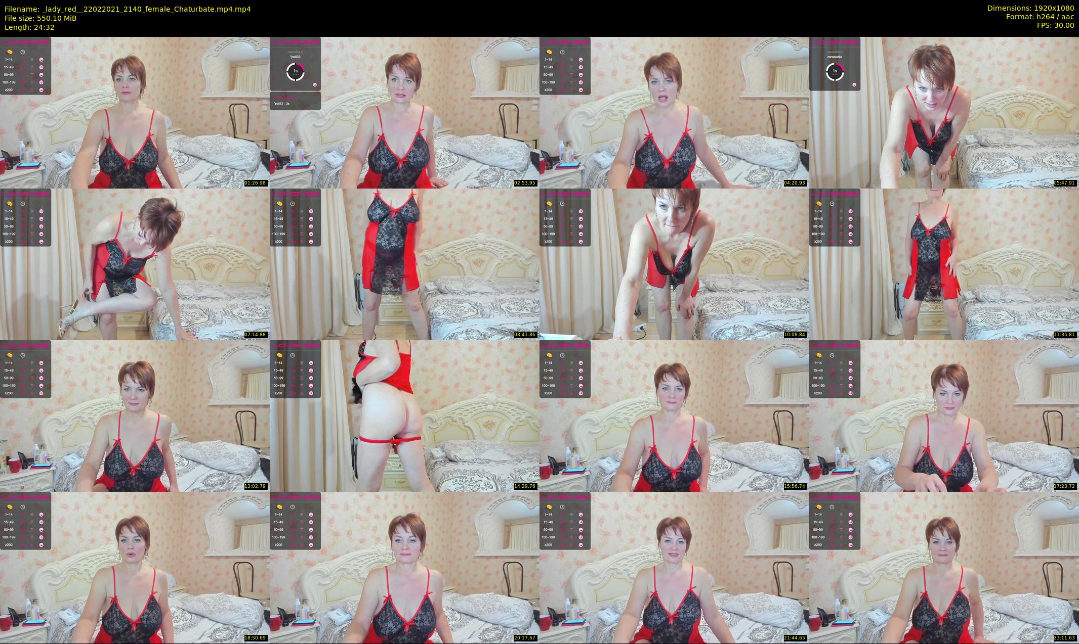 _lady_red_ — 25 minute Chaturbate female cam show recording, 1080p, Feb 22, 2021