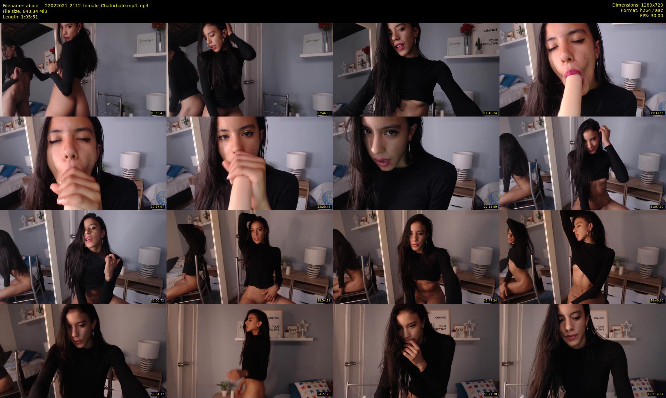 abiee__ — 66 minute Chaturbate female cam show recording, 720p, Feb 22, 2021