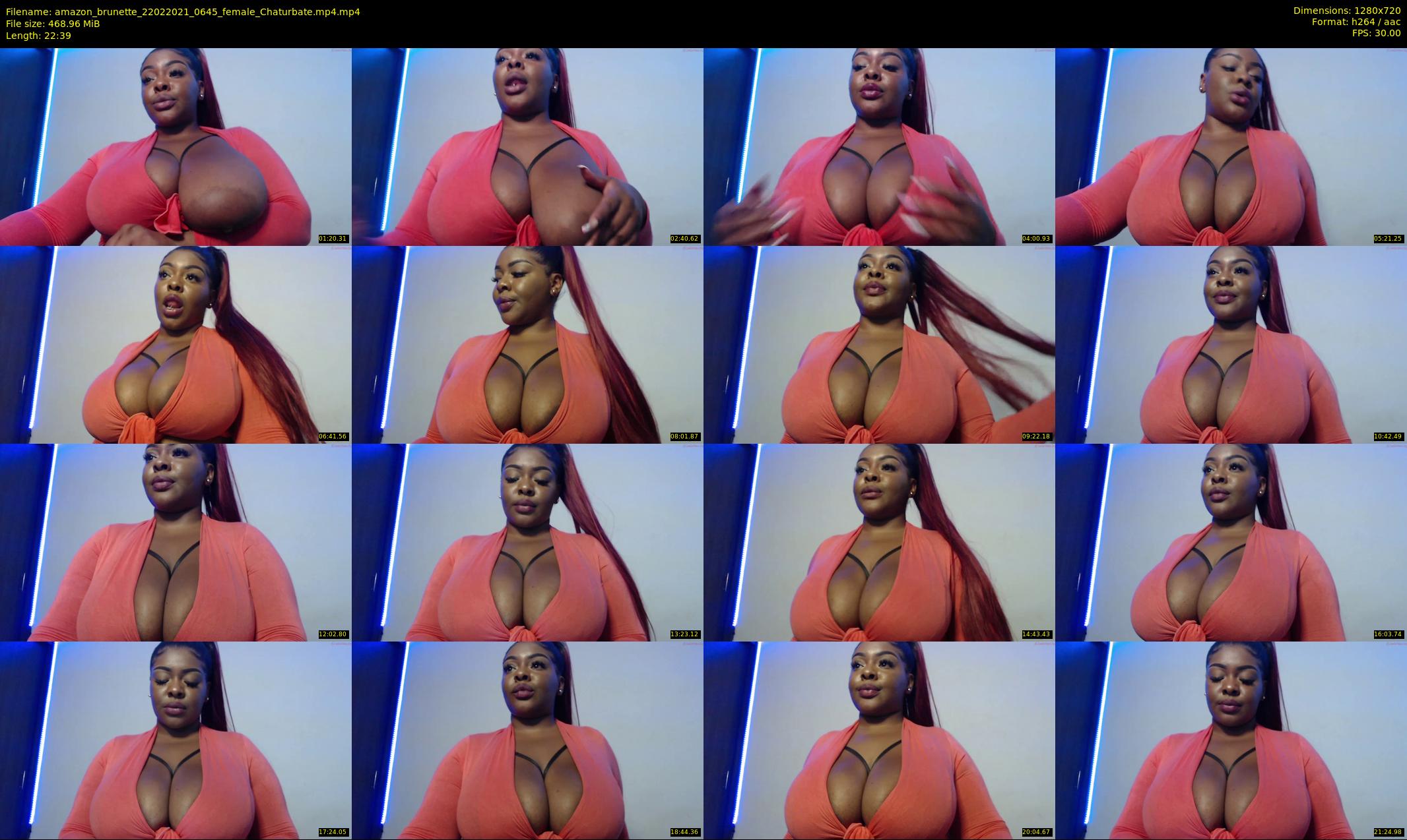 amazon_brunette — 23 minute Chaturbate female cam show recording, 720p, Feb 22, 2021