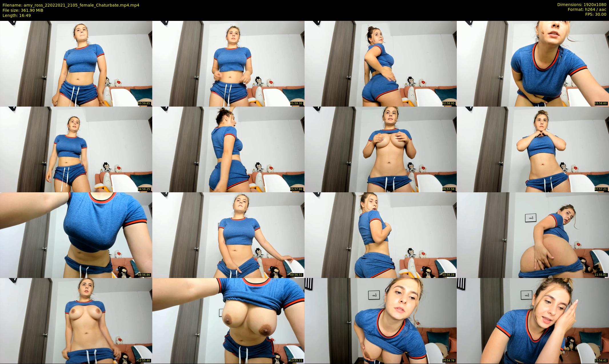 amy_ross — 17 minute Chaturbate female cam show recording, 1080p, Feb 22, 2021