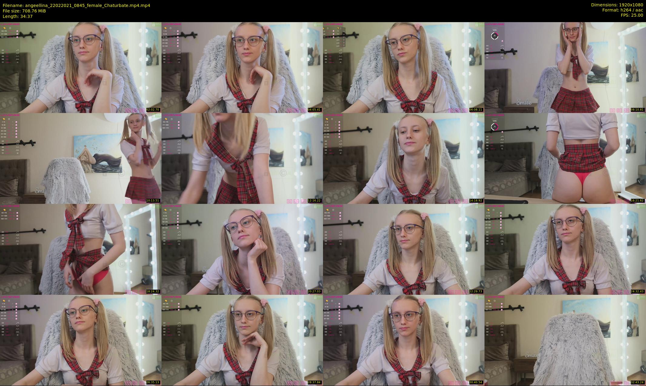 angeellina — 35 minute Chaturbate female cam show recording, 1080p, Feb 22, 2021