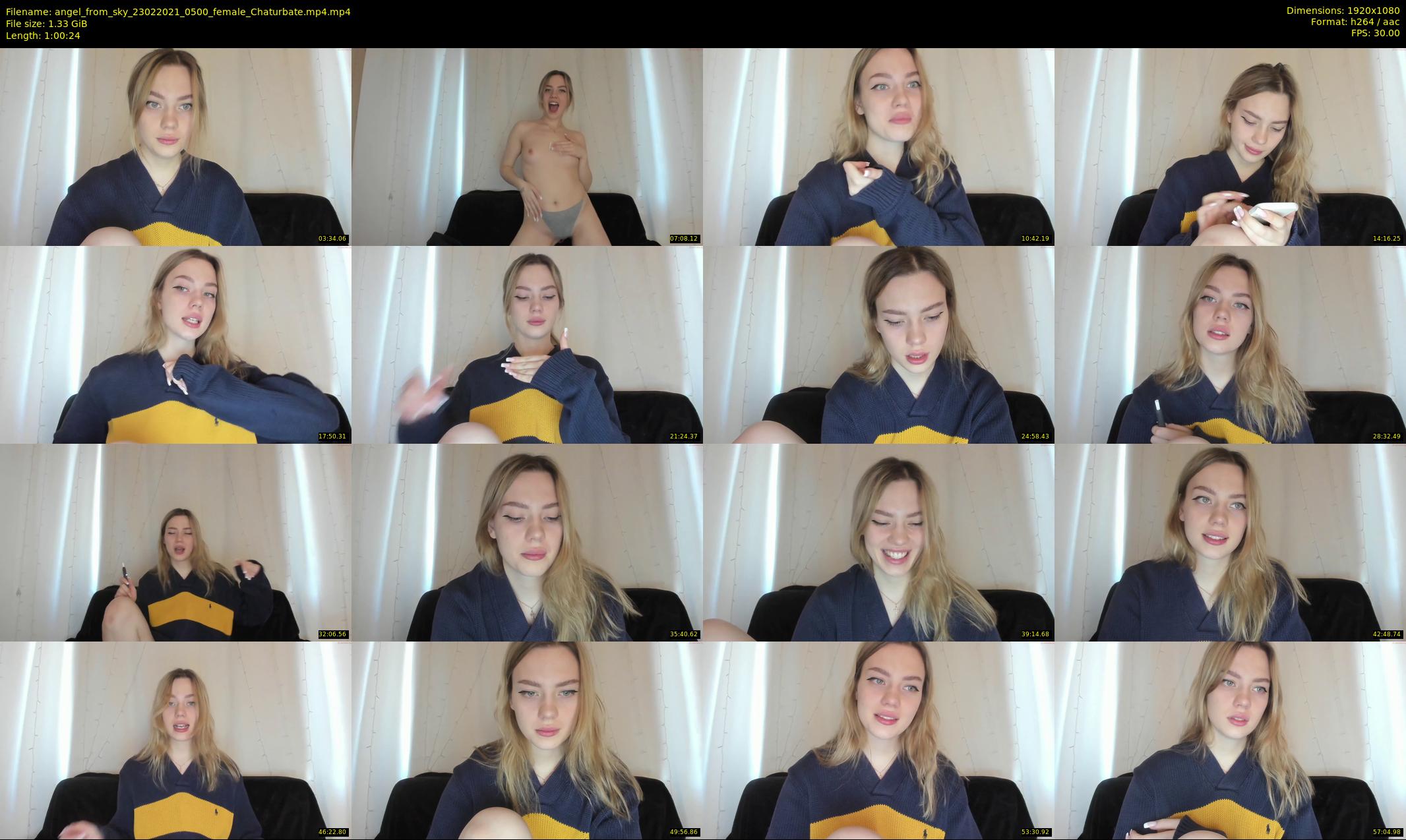 angel_from_sky — 61 minute Chaturbate female cam show recording, 1080p, Feb 23, 2021