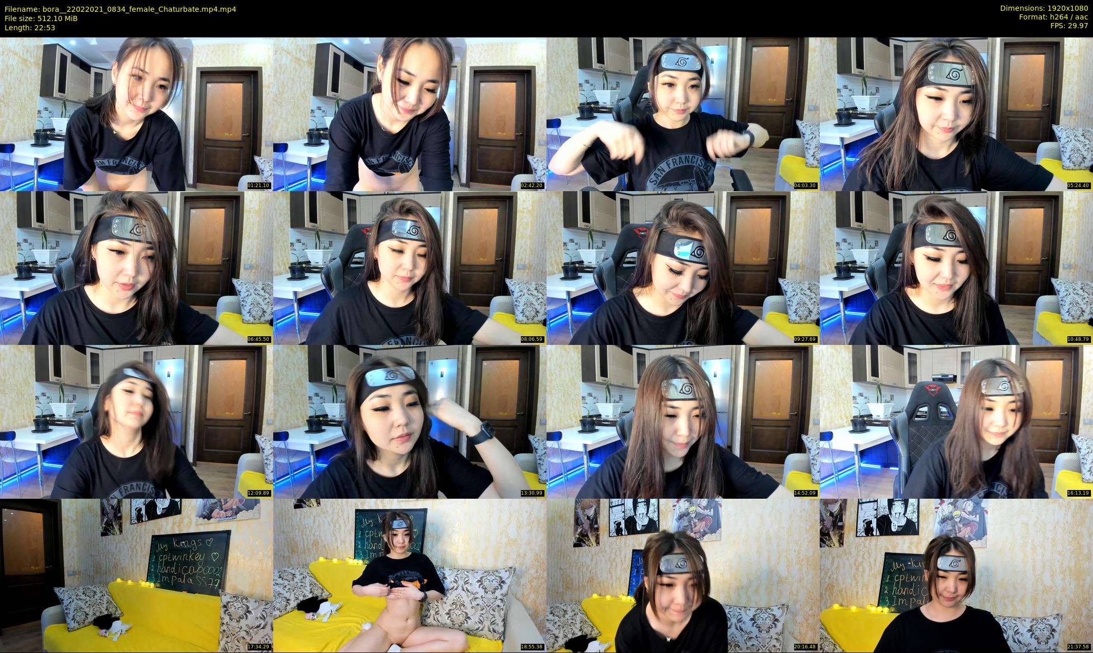 bora_ — 23 minute Chaturbate female cam show recording, 1080p, Feb 22, 2021
