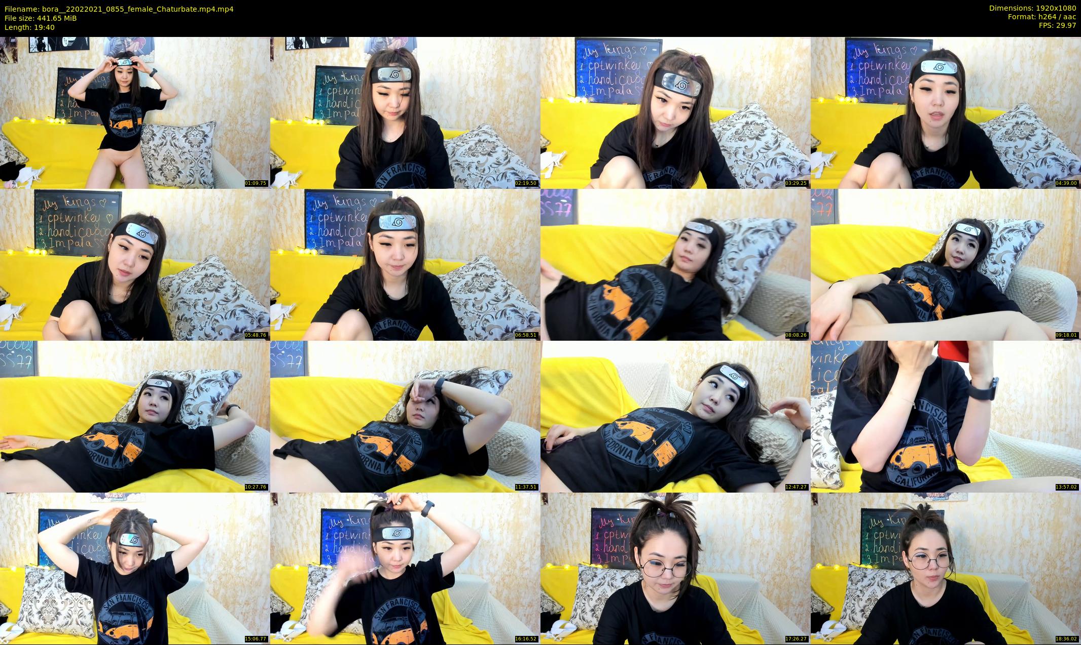bora_ — 20 minute Chaturbate female cam show recording, 1080p, Feb 22, 2021