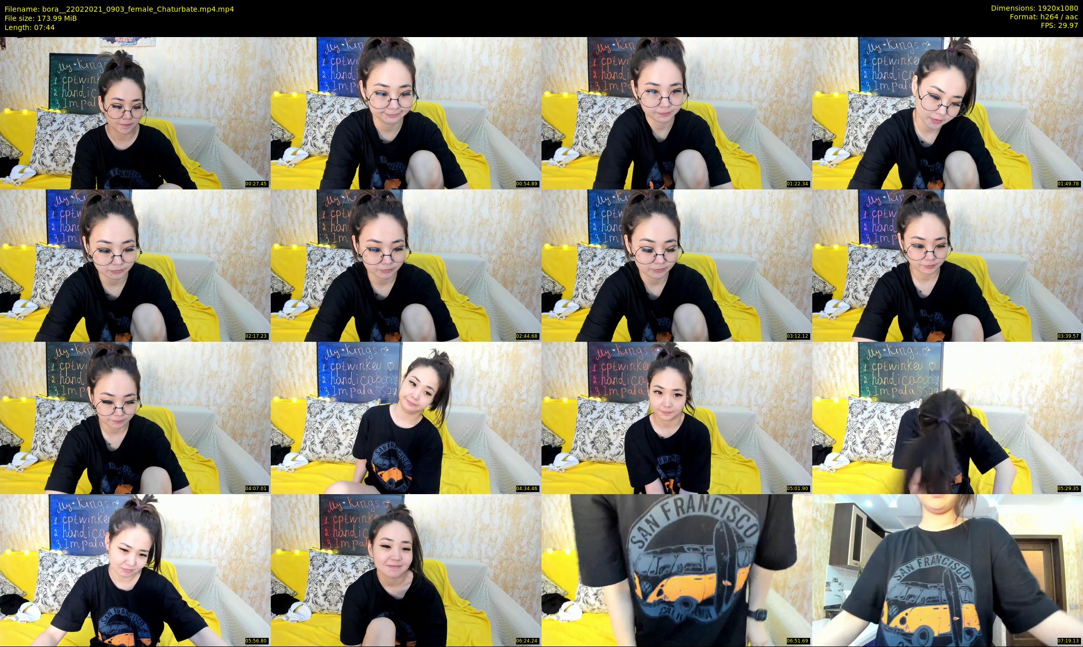 bora_ — 8 minute Chaturbate female cam show recording, 1080p, Feb 22, 2021